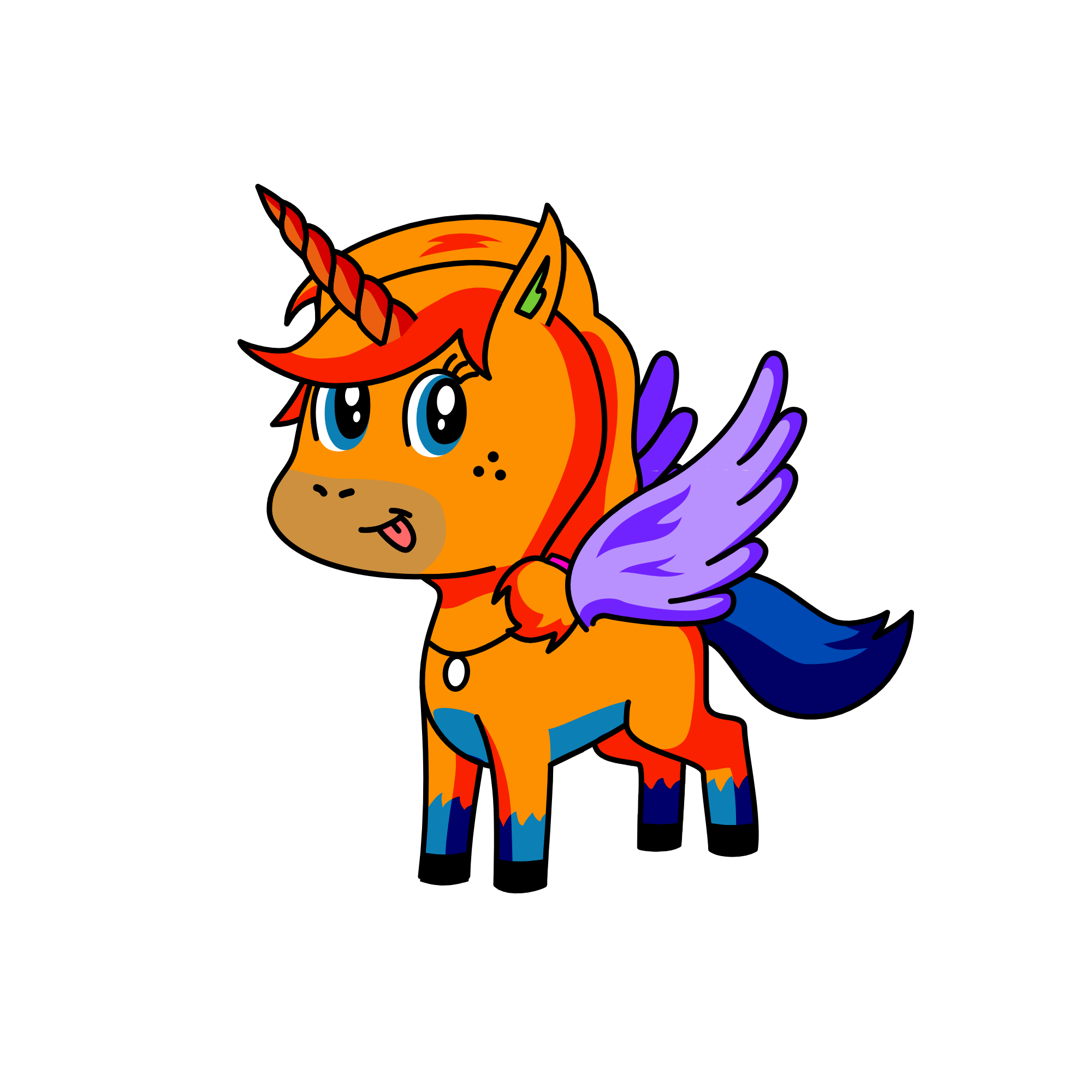 Random, the unicorn
