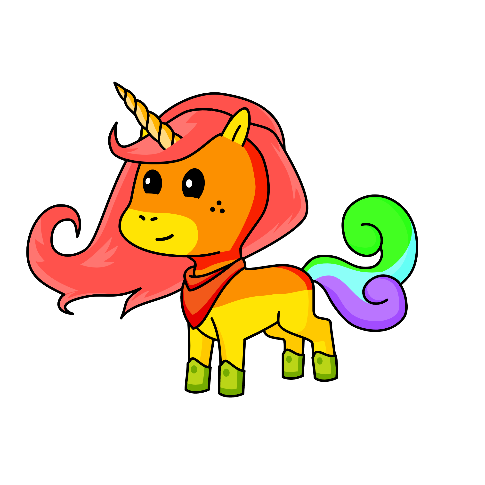 rainbow, the unicorn