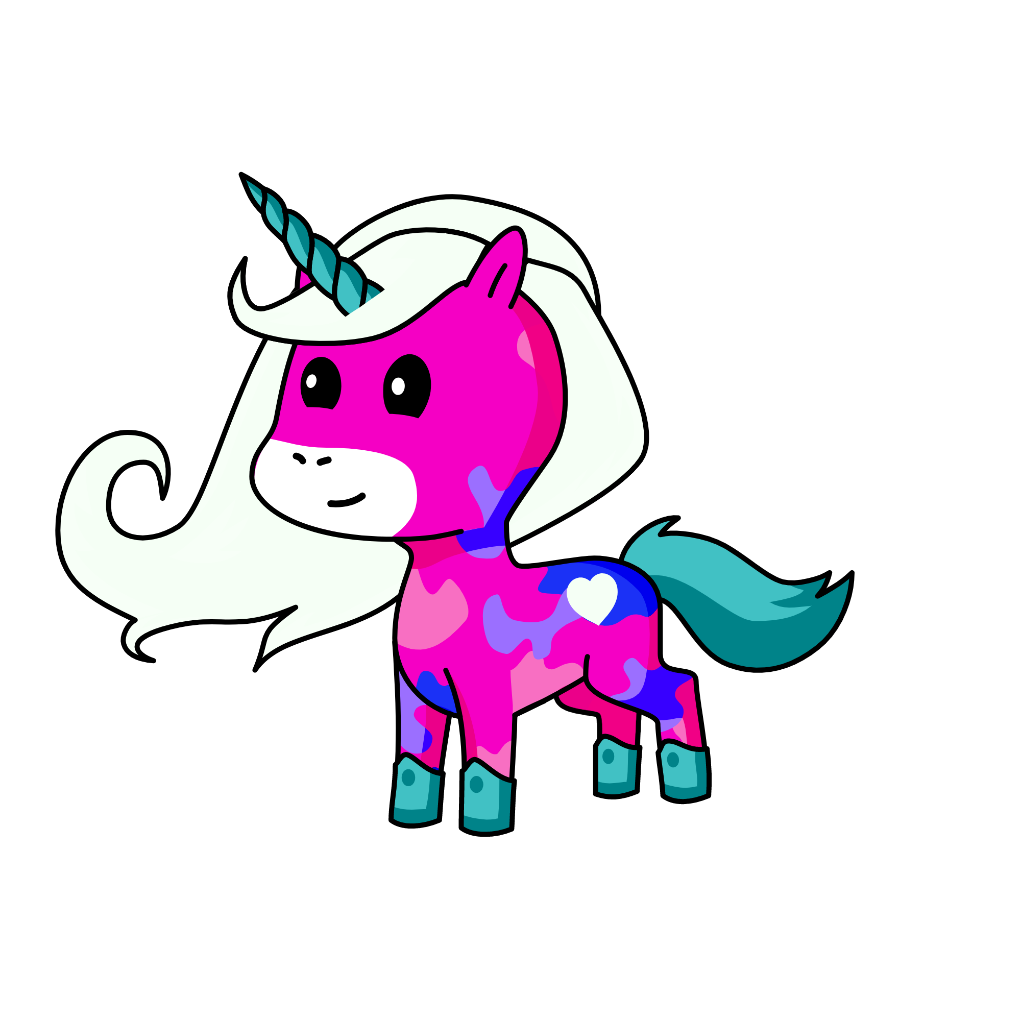 cupcake, the unicorn