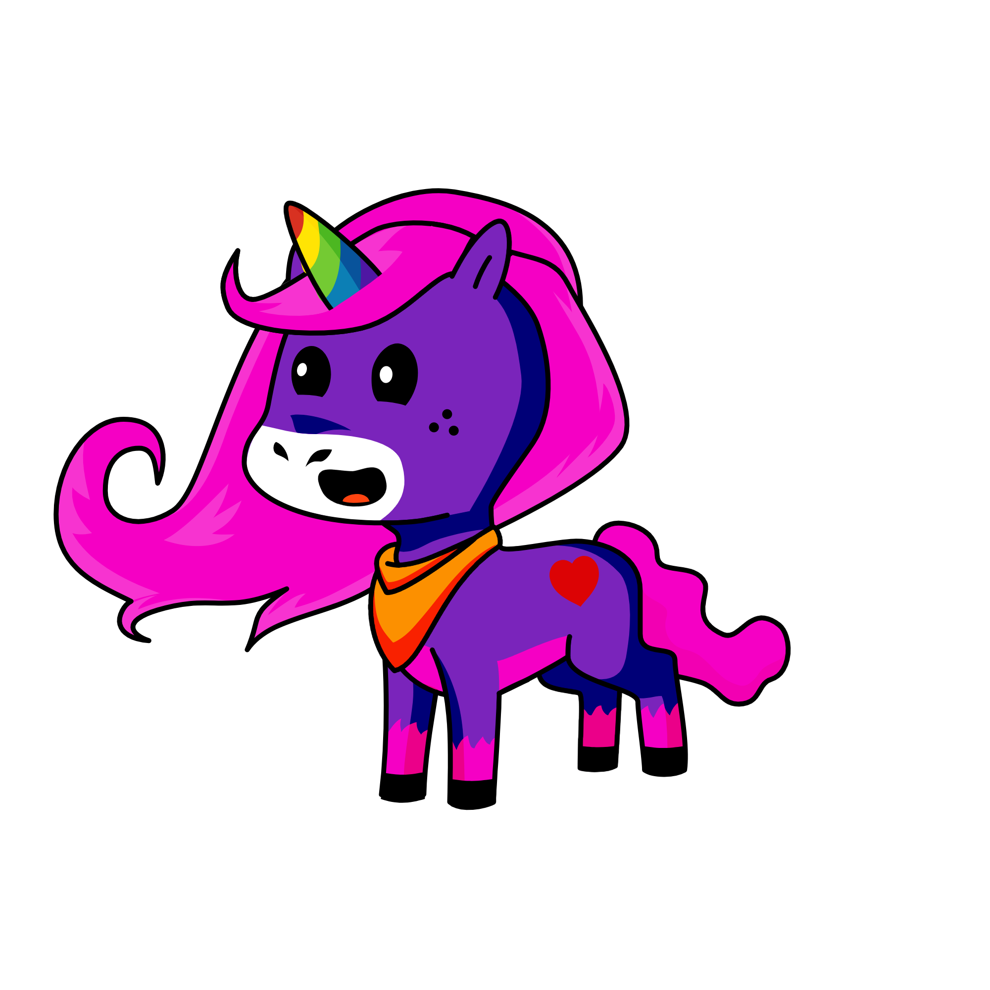 Pixie, the unicorn
