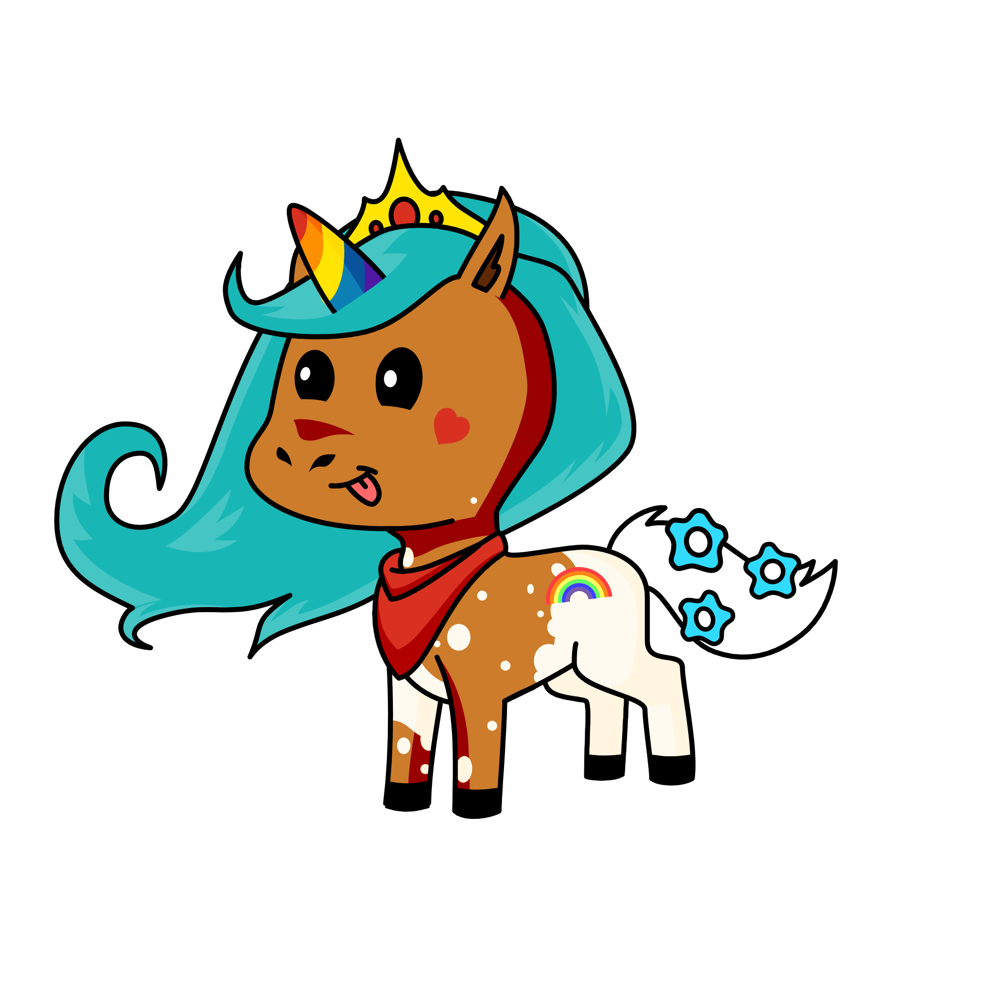 Crystal, the unicorn