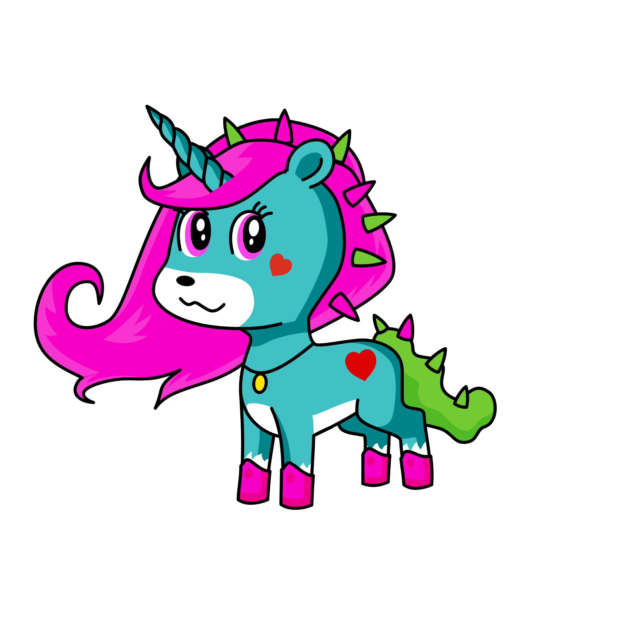 mymy@buttdr cup, the unicorn
