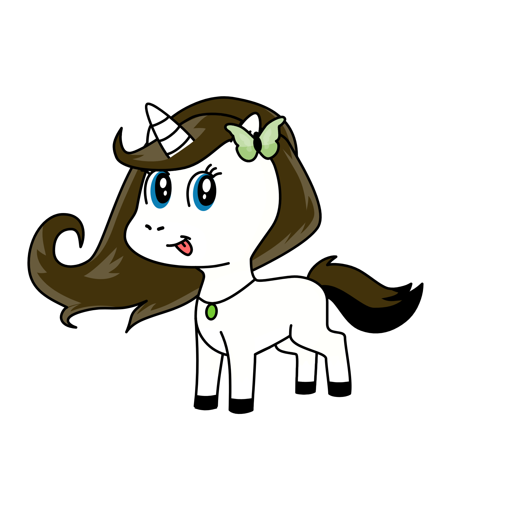 pretty, the unicorn