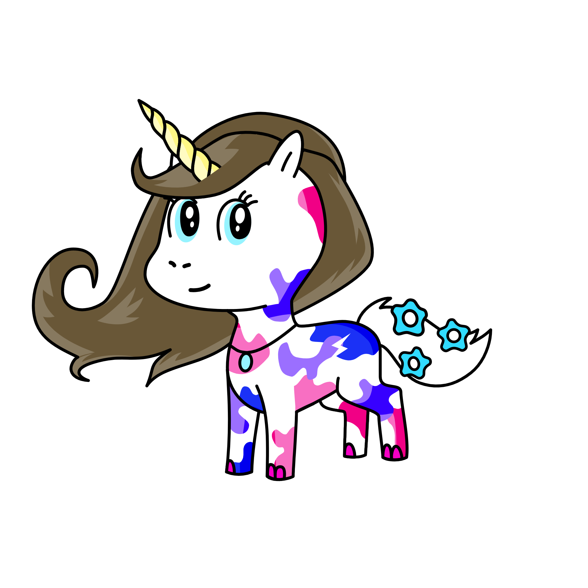 Popsicle, the unicorn