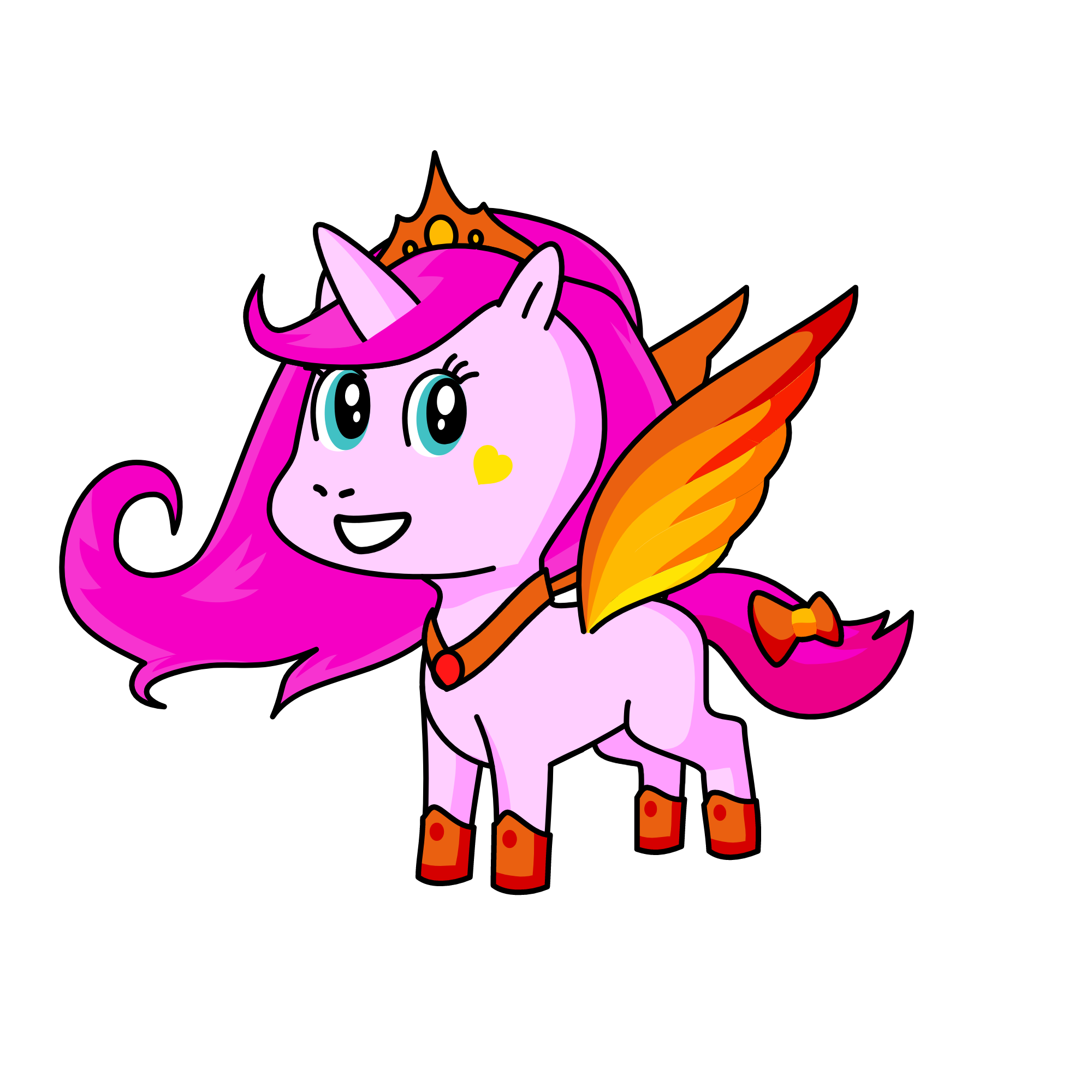 pretty, the unicorn