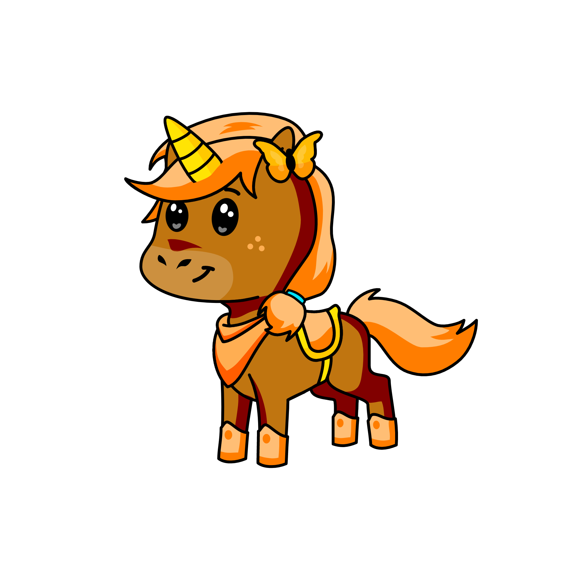 samtantha the lil farmer girl, the unicorn