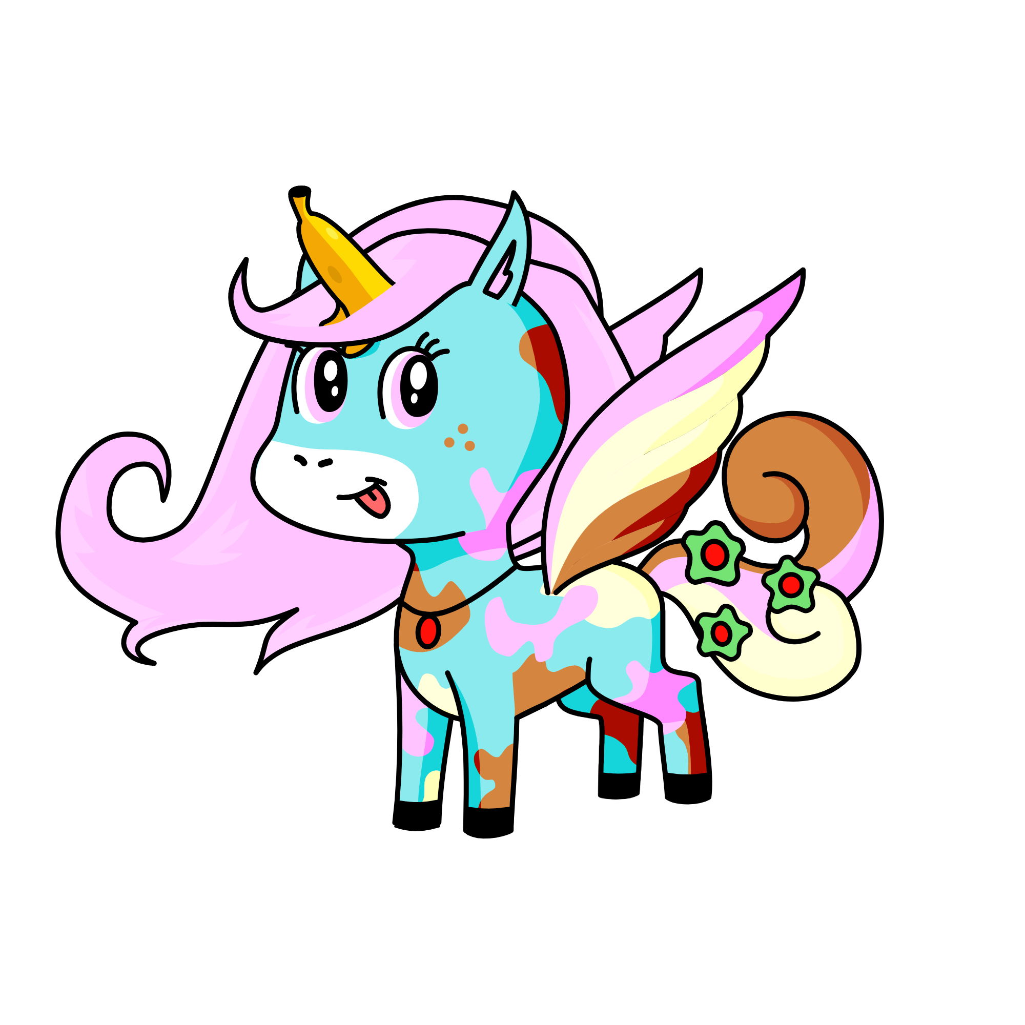 Sundae, the unicorn