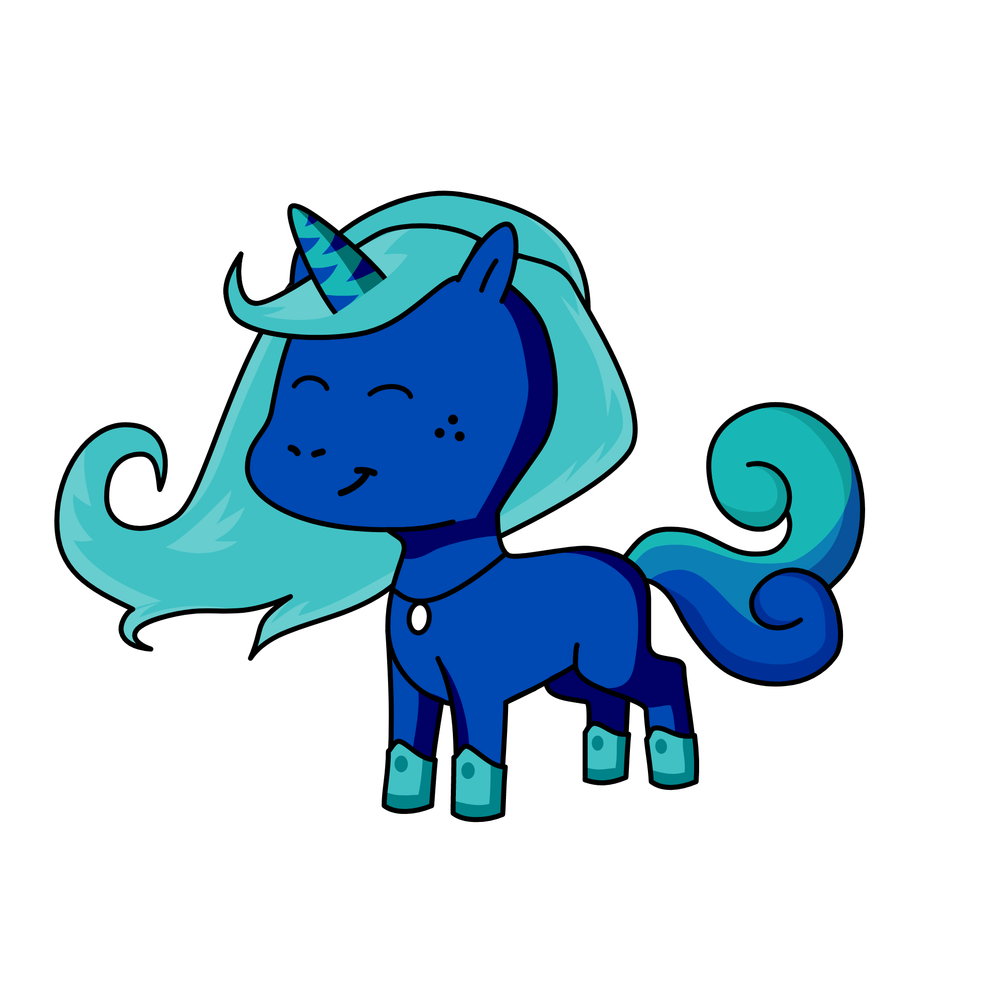 Glacier, the unicorn