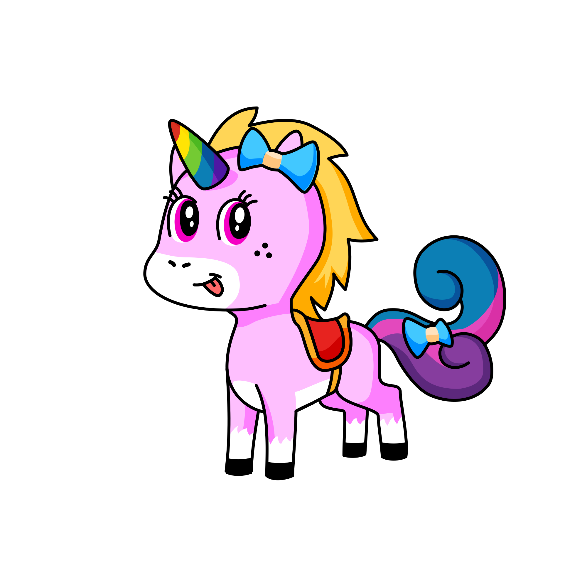 Tin, the unicorn