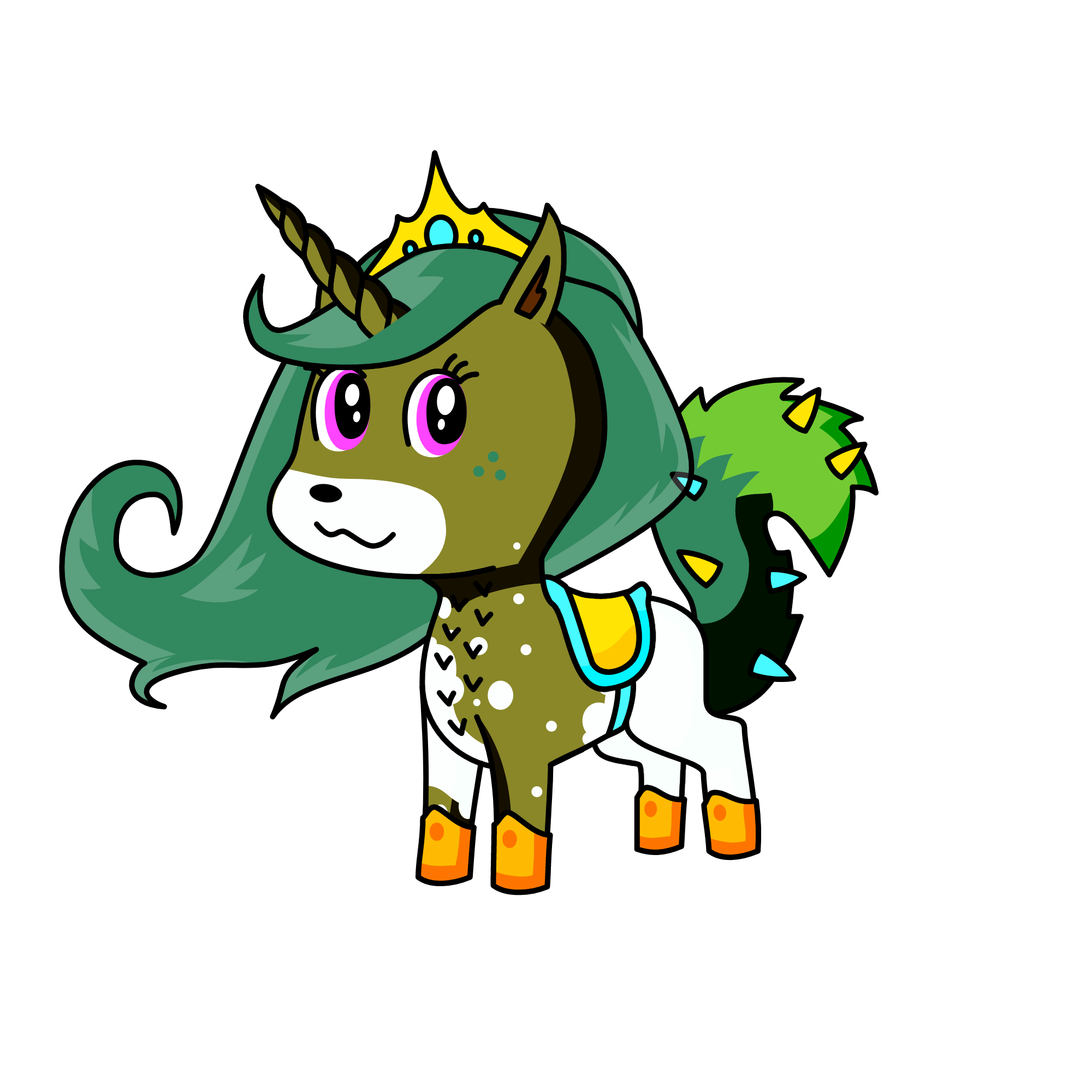 Hay hay, the unicorn