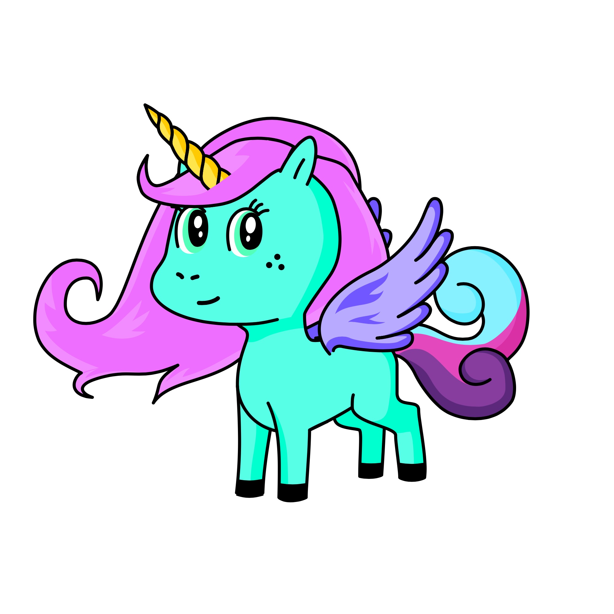 Rayna, the unicorn