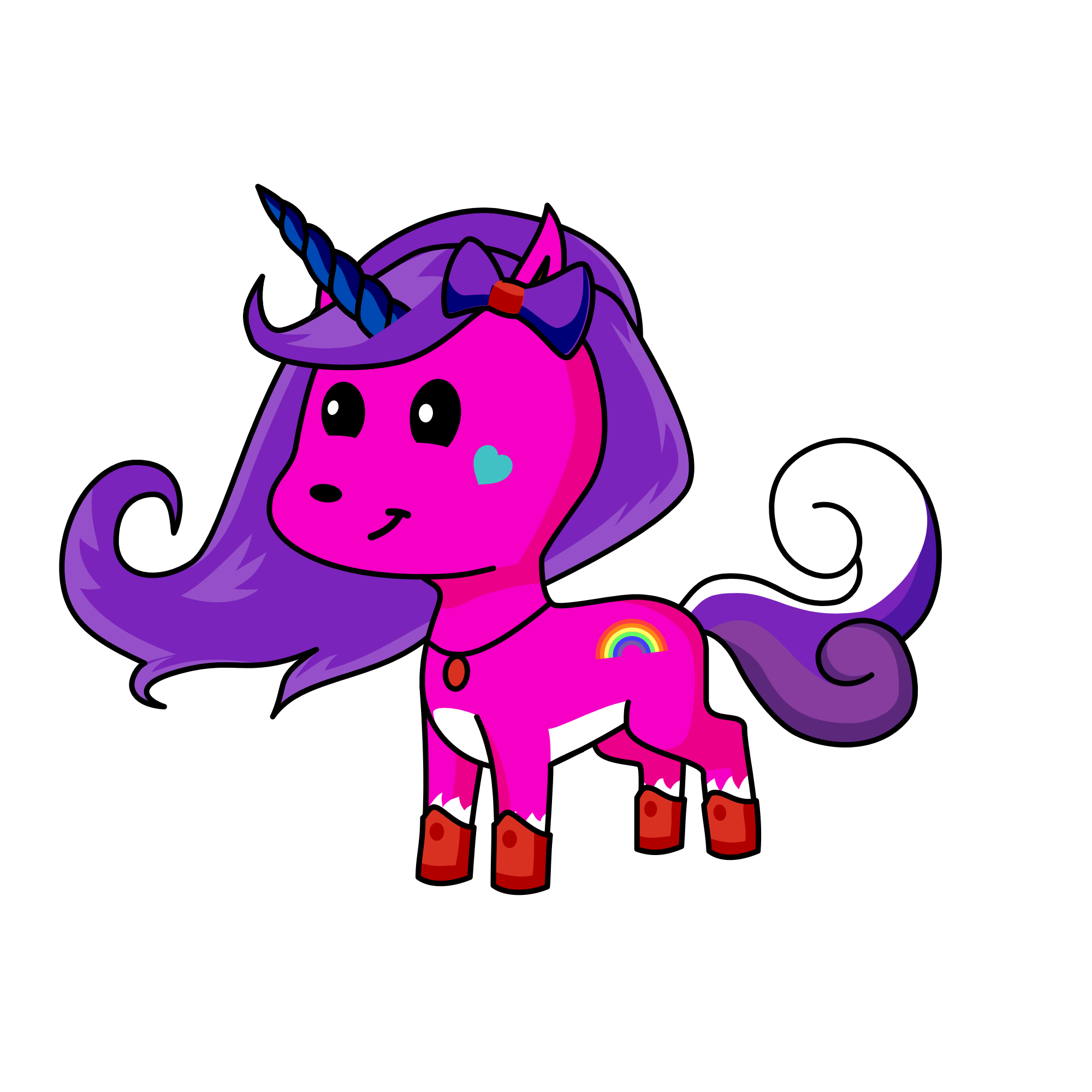 Lilac, the unicorn