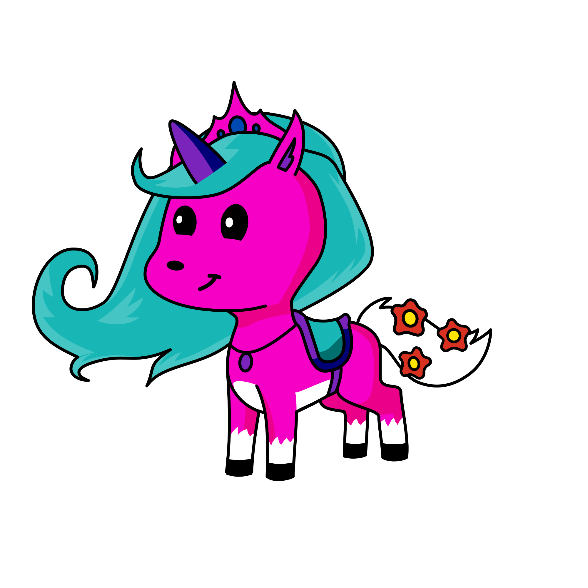 Lilac, the unicorn