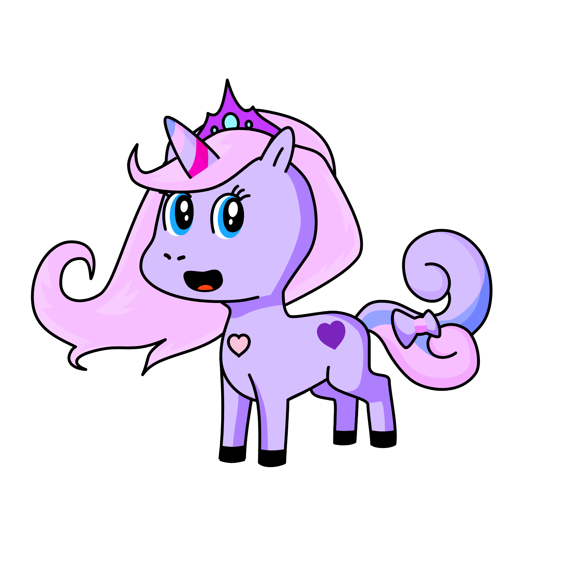 Princess Regina, the unicorn