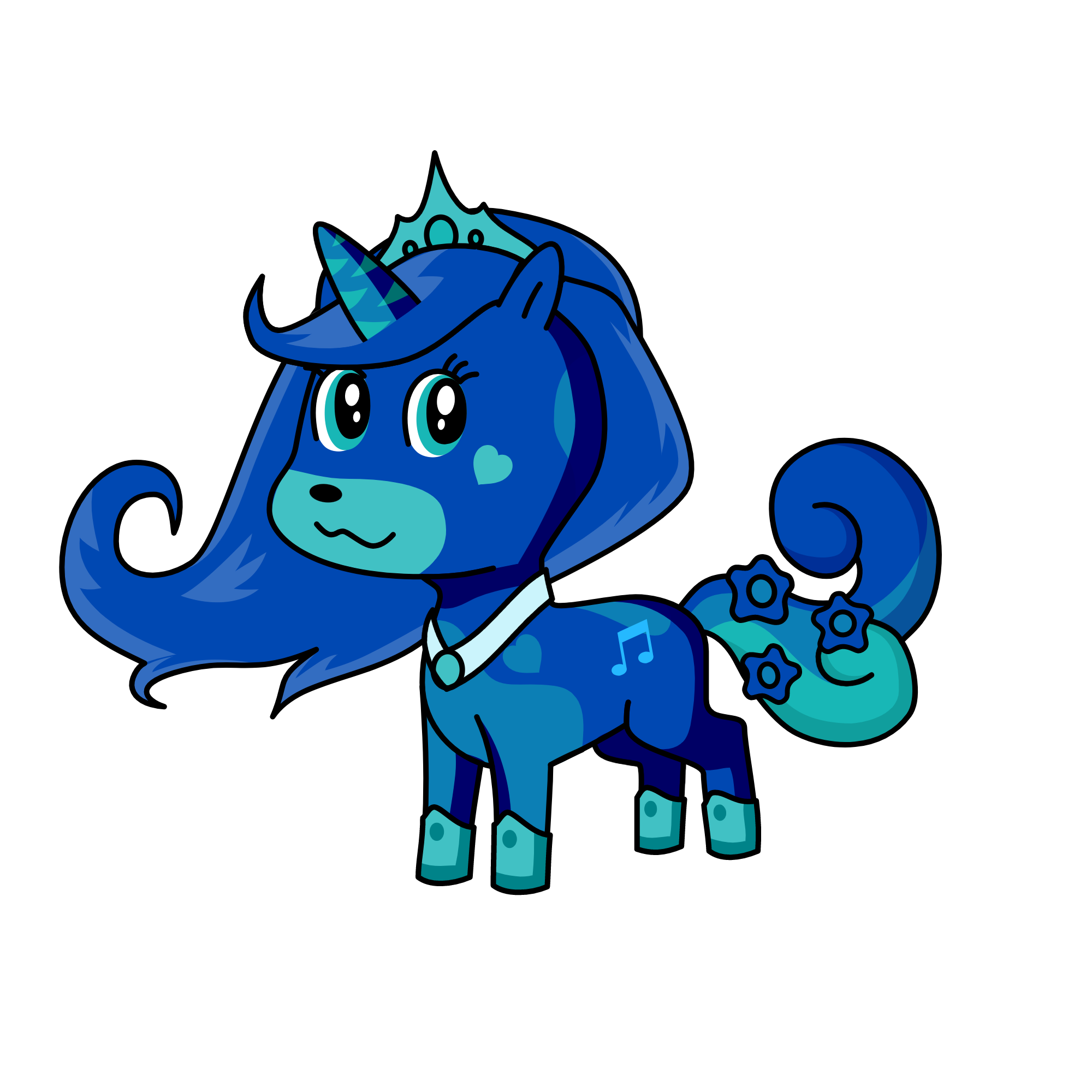 Moon, the unicorn