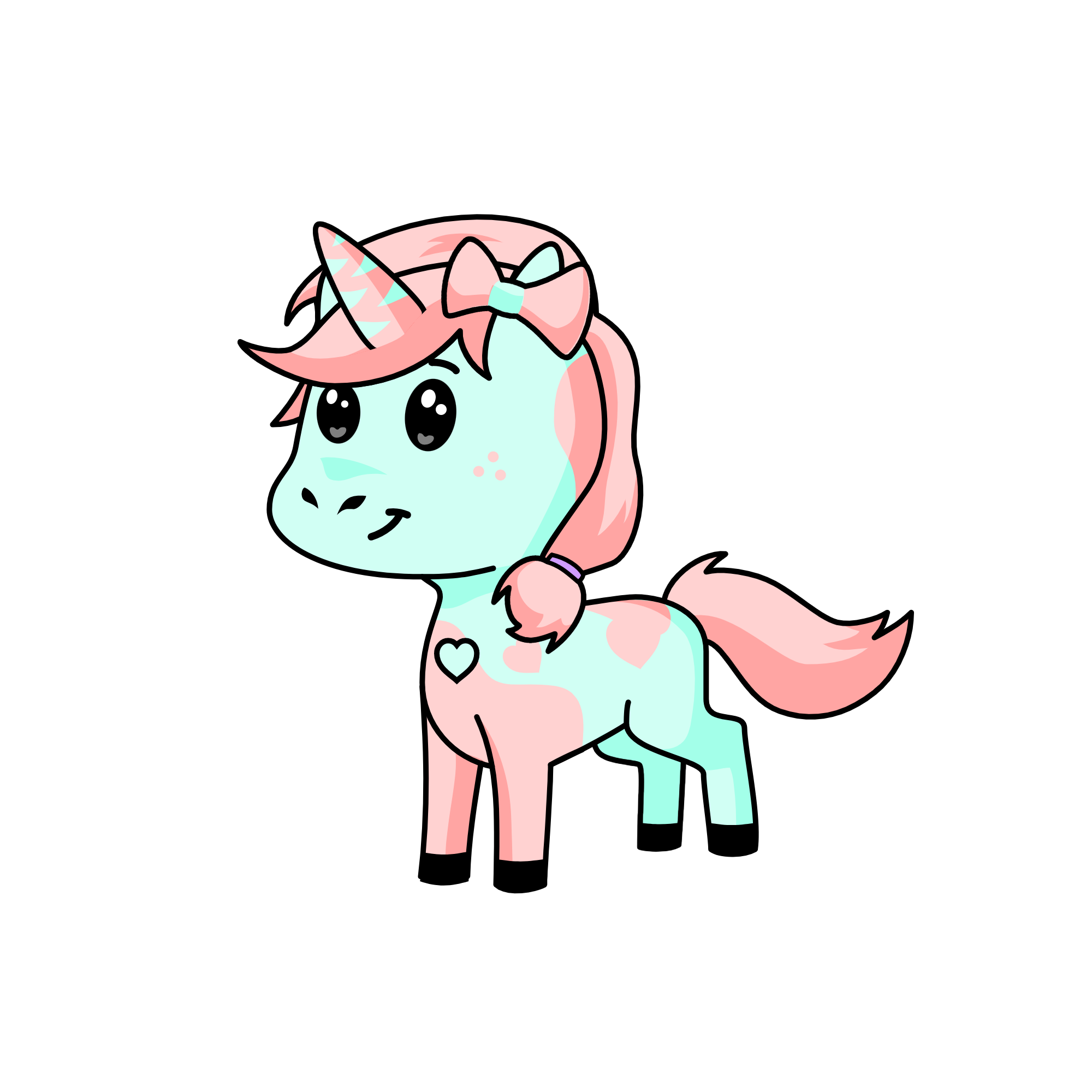 POV: you only have 2 colors to use , the unicorn