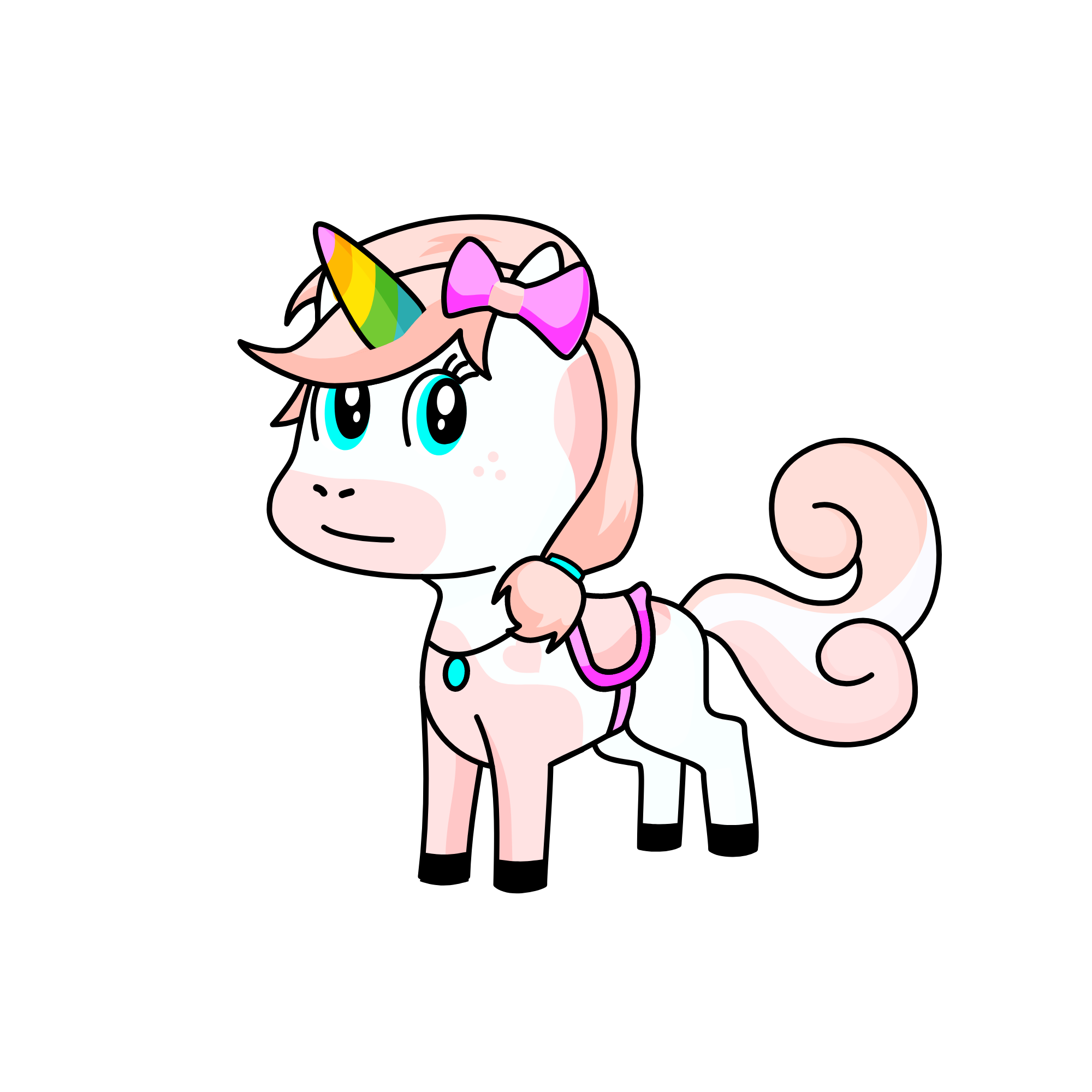 Fluffy, the unicorn