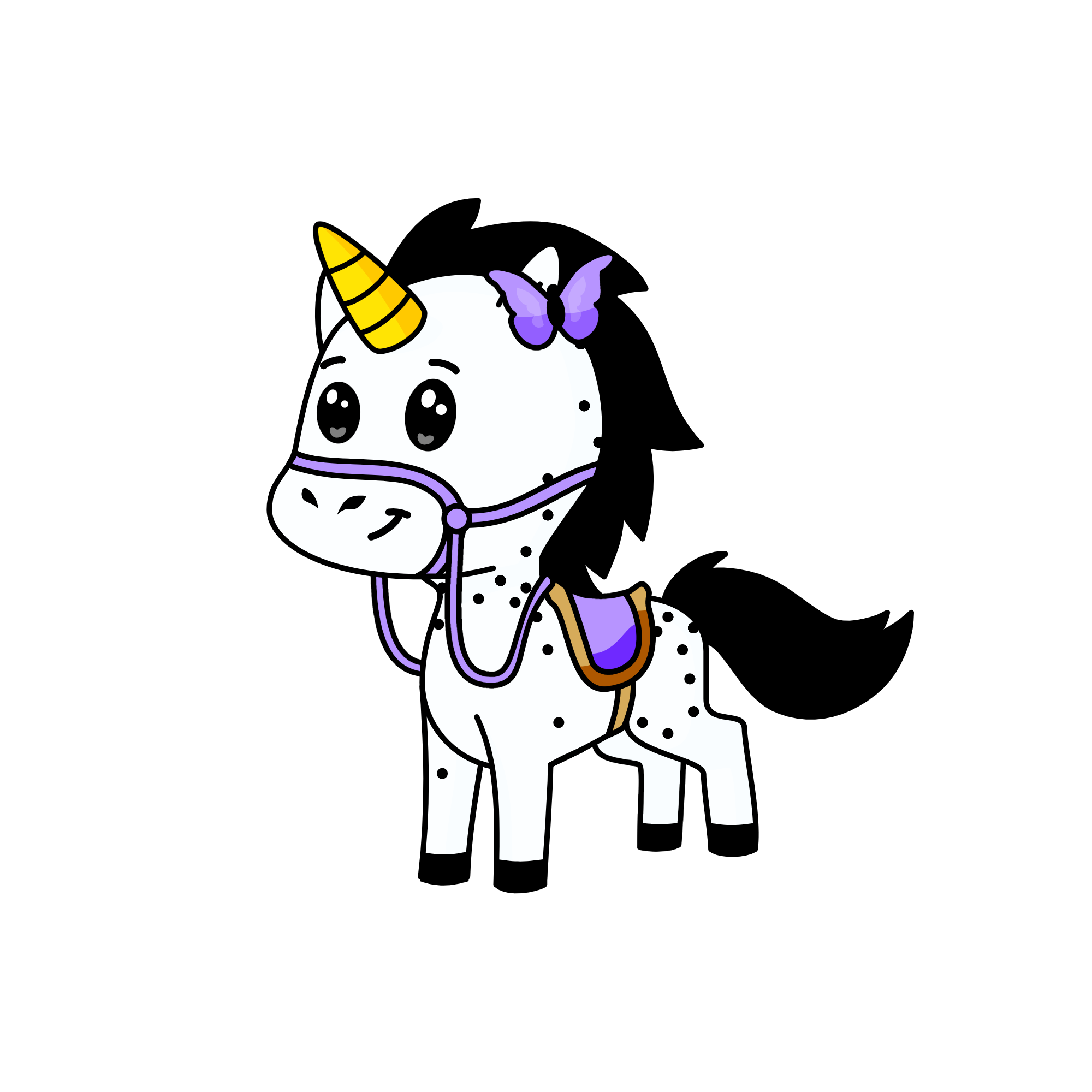 og horse be like, the unicorn