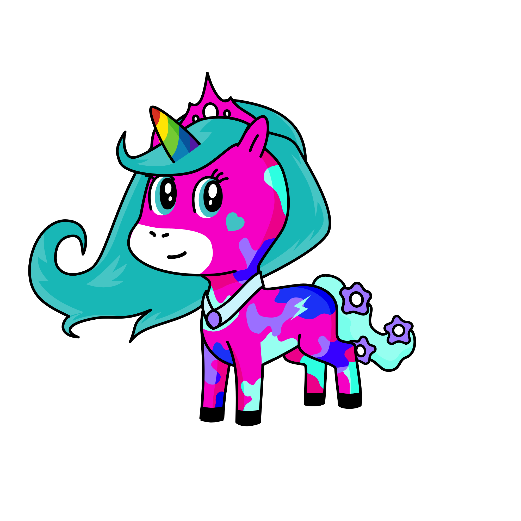 rainbowsparkles, the unicorn