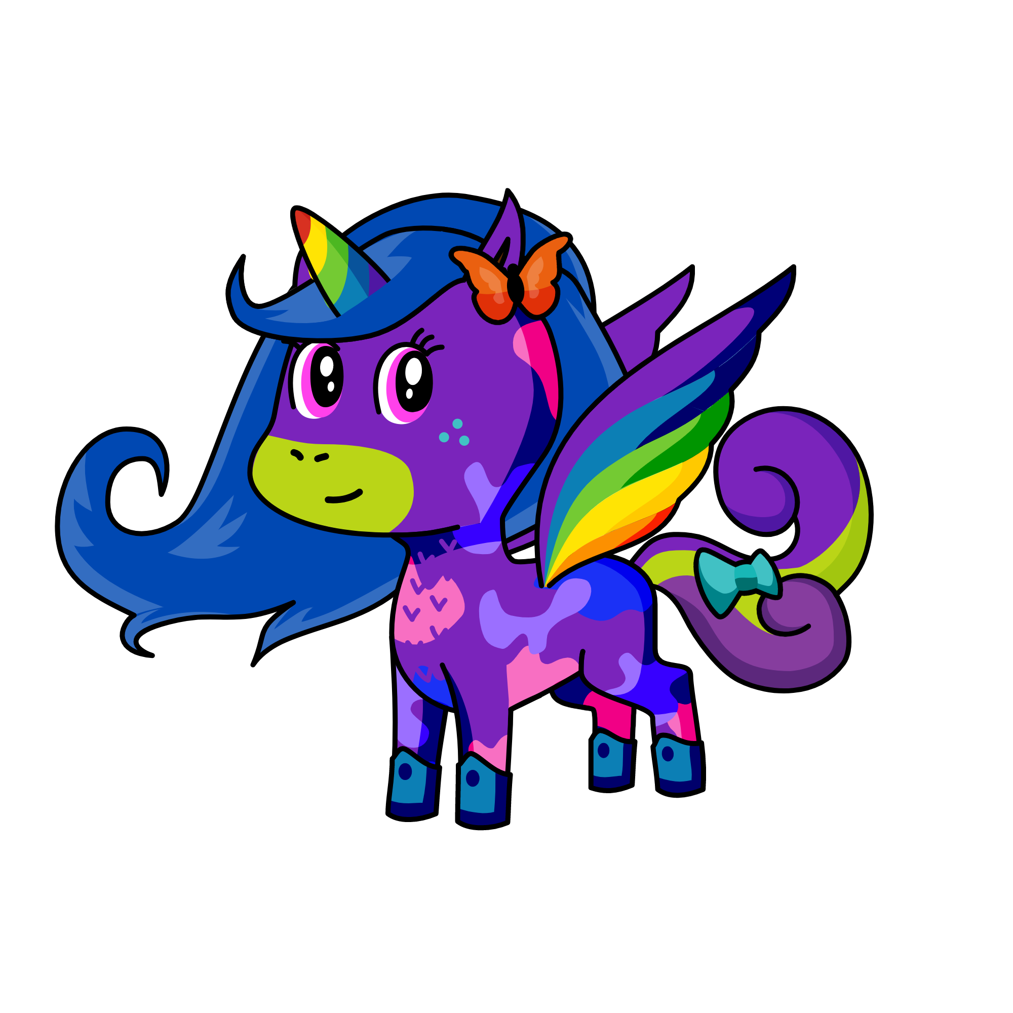 Presly, the unicorn