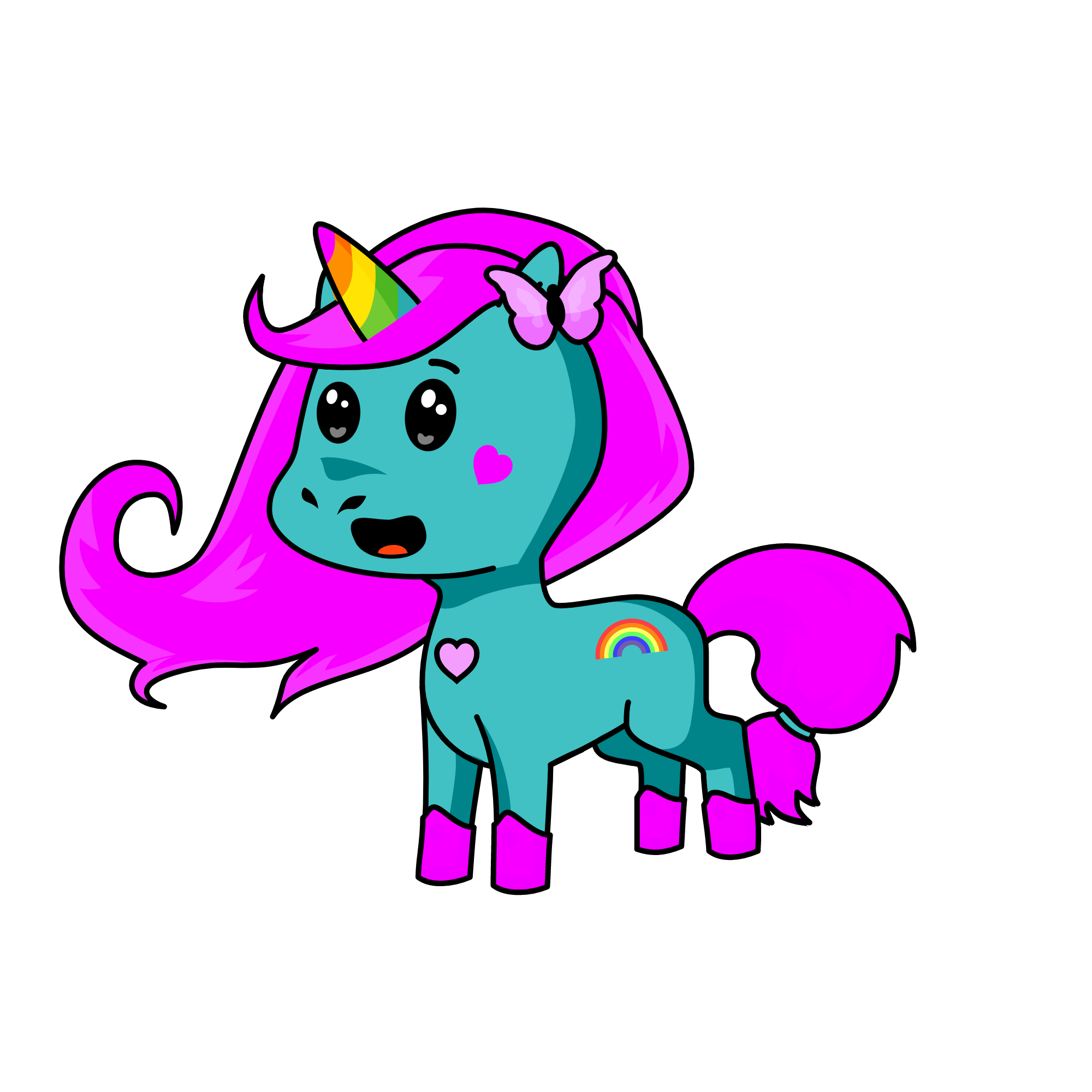 cupcake, the unicorn