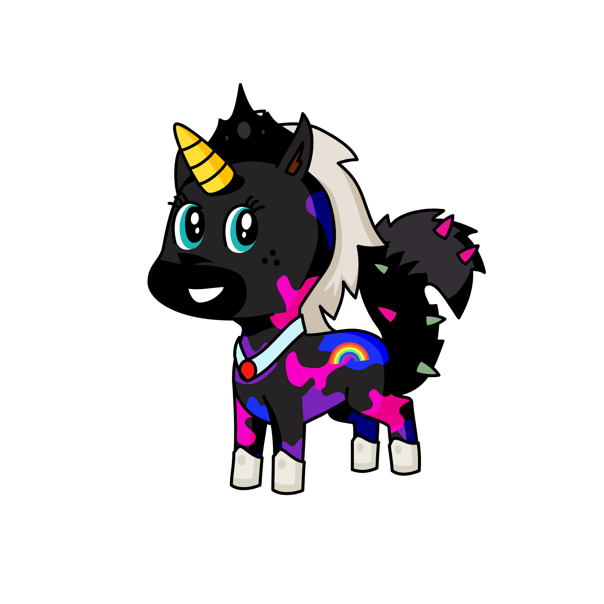 Night horn, the unicorn