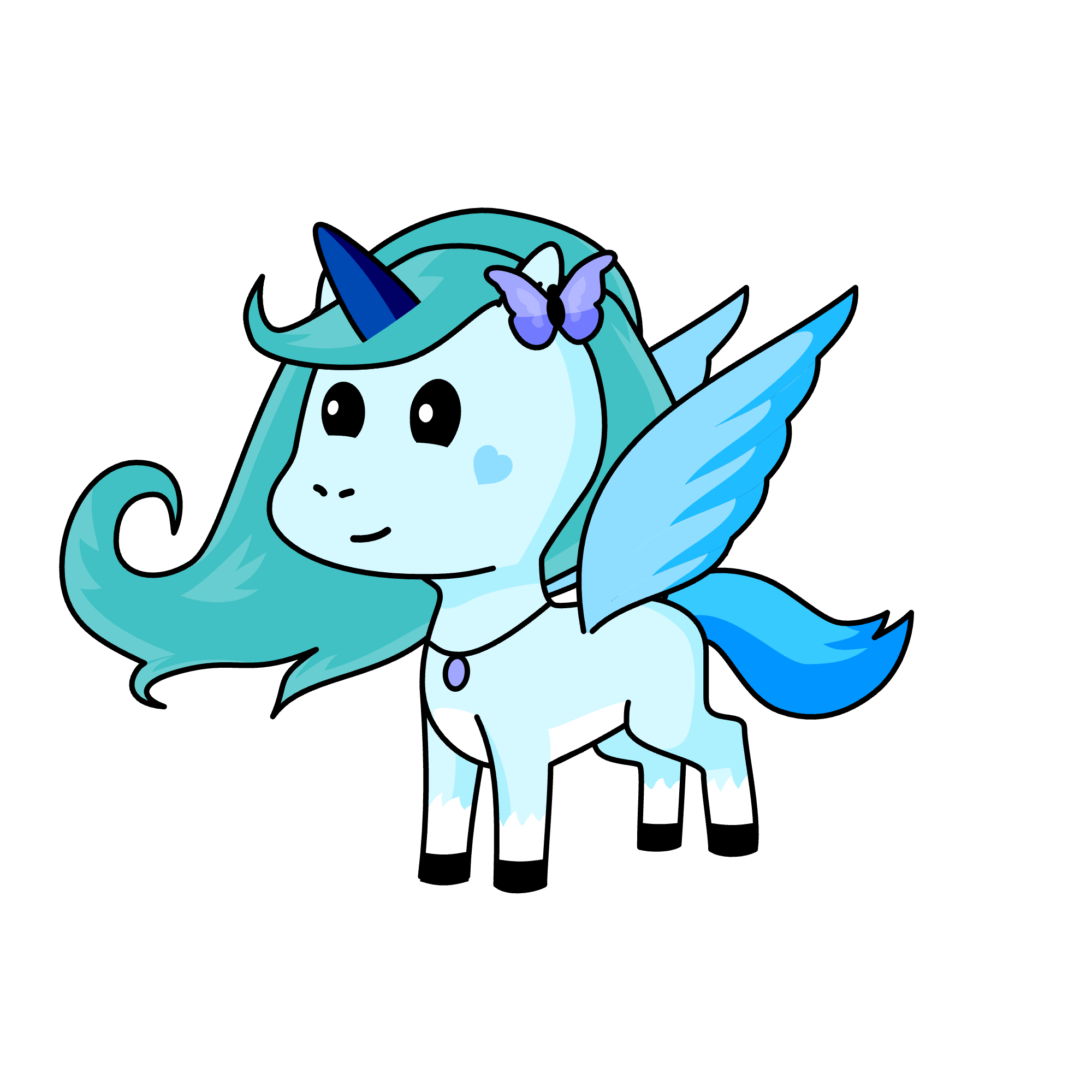 Aquapelt, the unicorn
