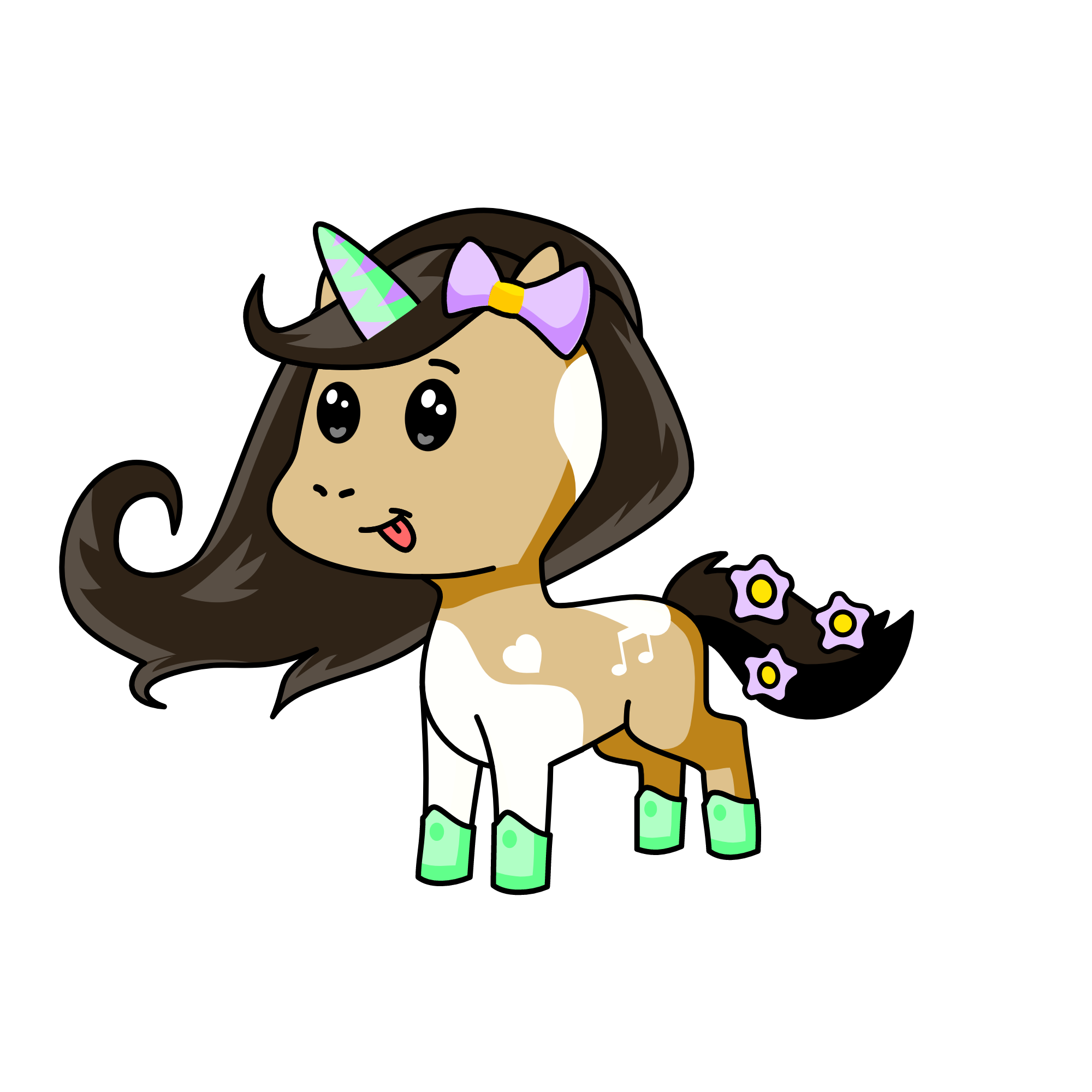 my BFFFF Lisette G, the unicorn