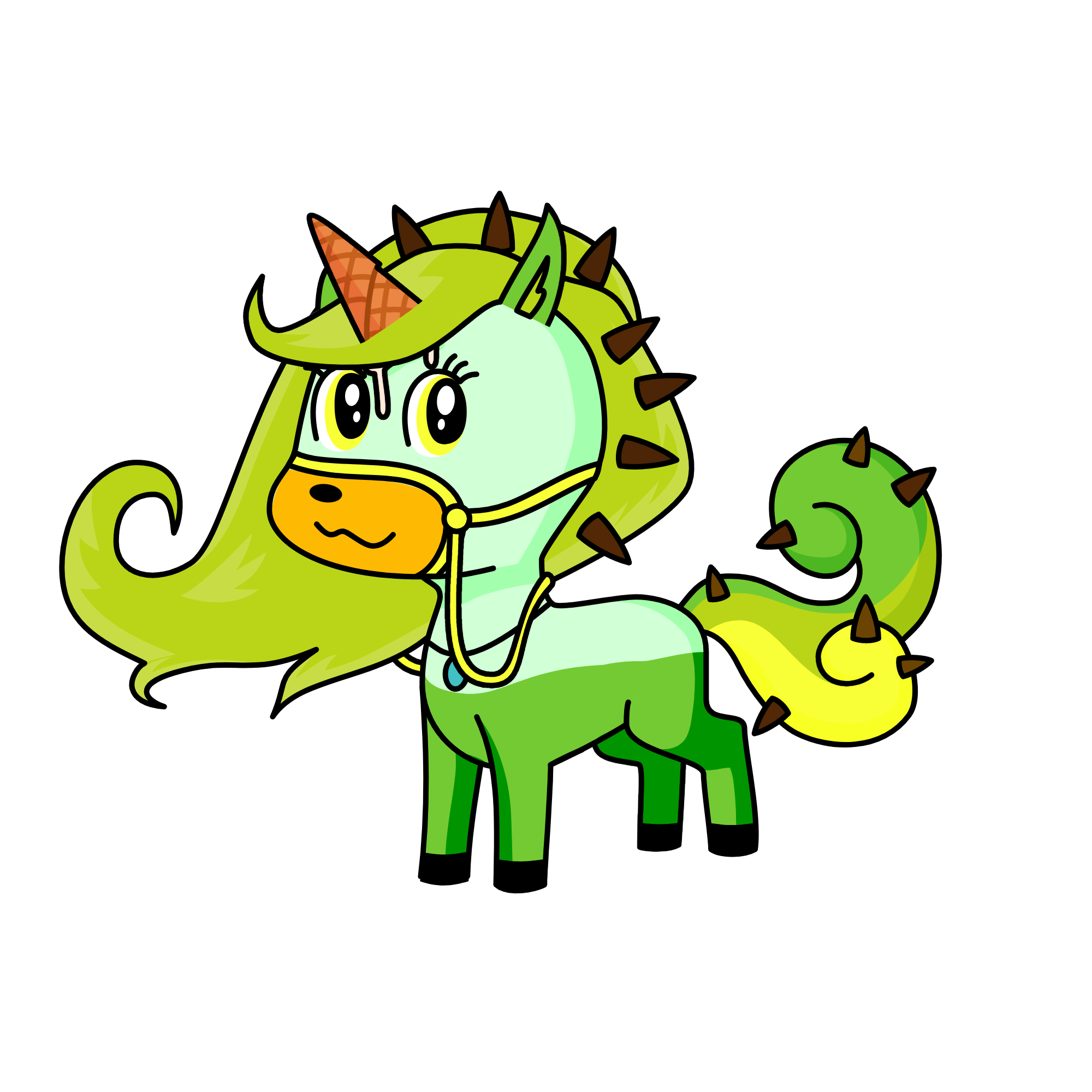 Mint choc chip, the unicorn