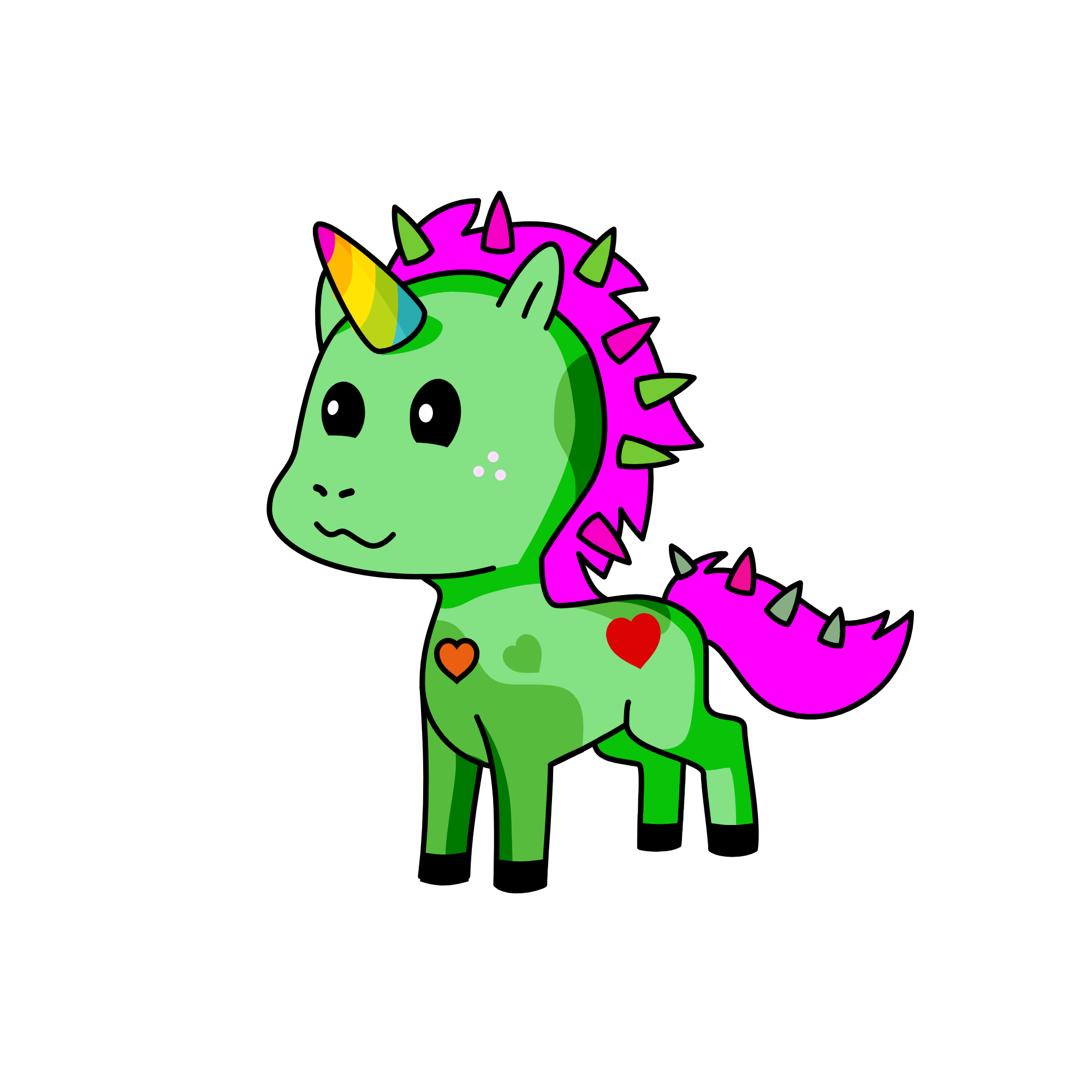 gummi da zombi, the unicorn