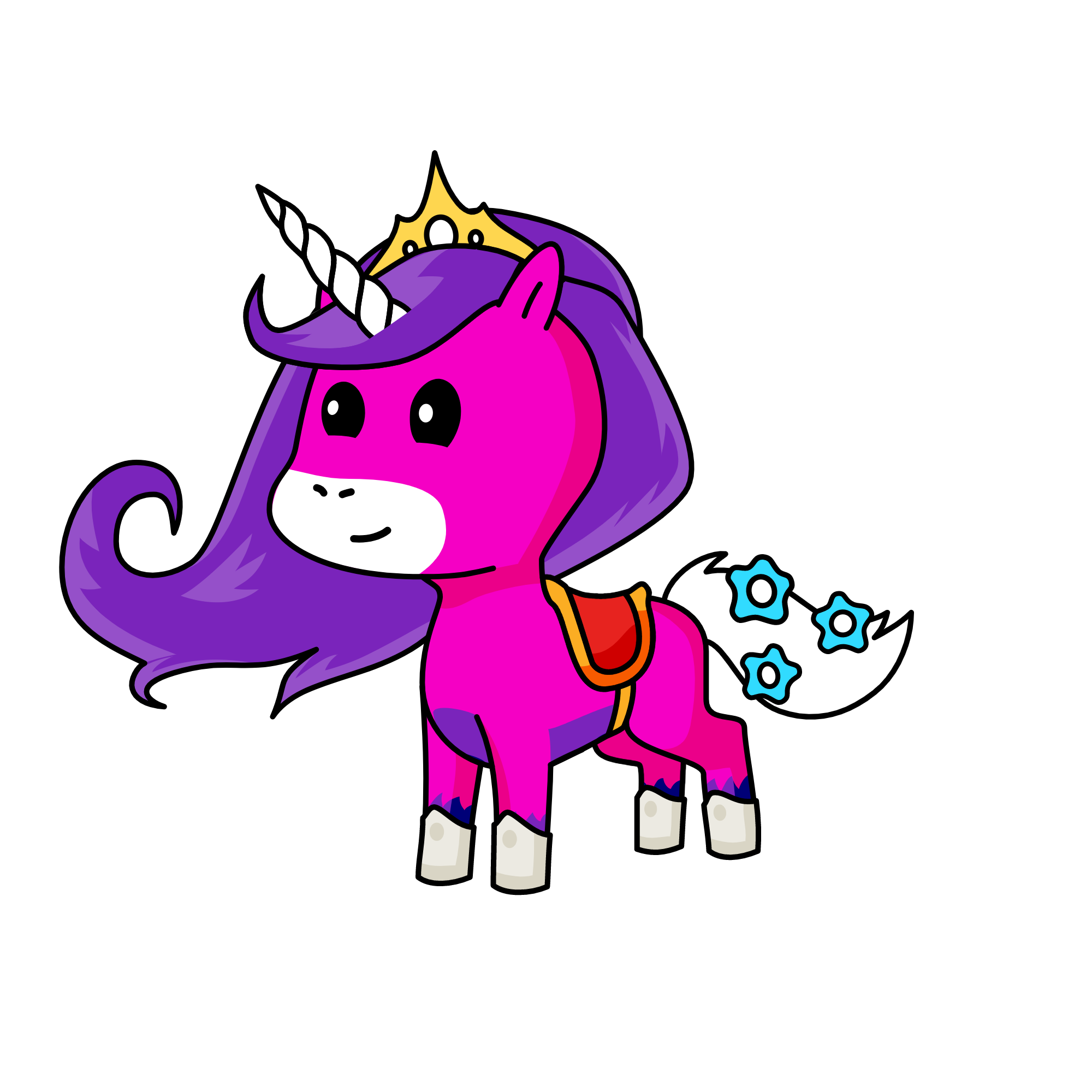hi, the unicorn