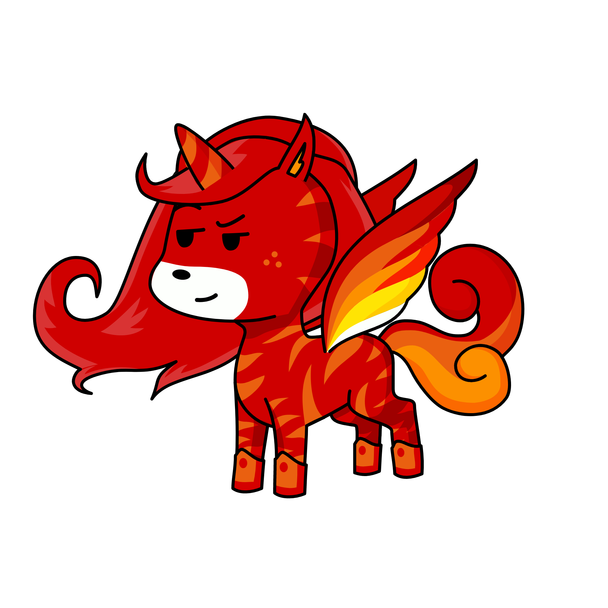 RED, the unicorn