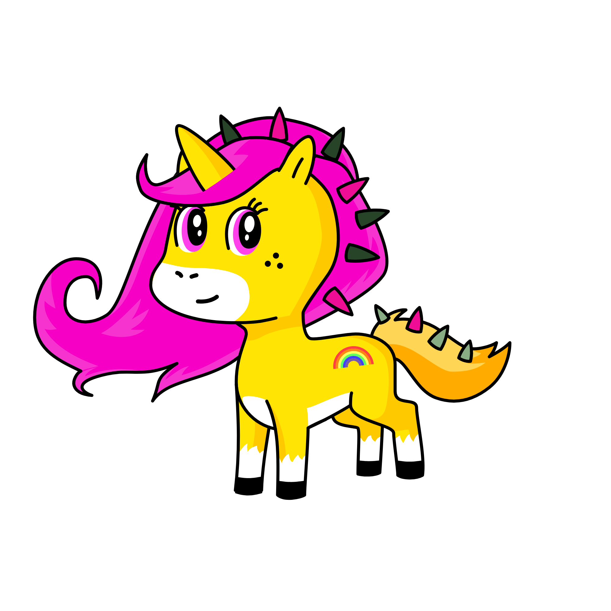 fluttershy, the unicorn