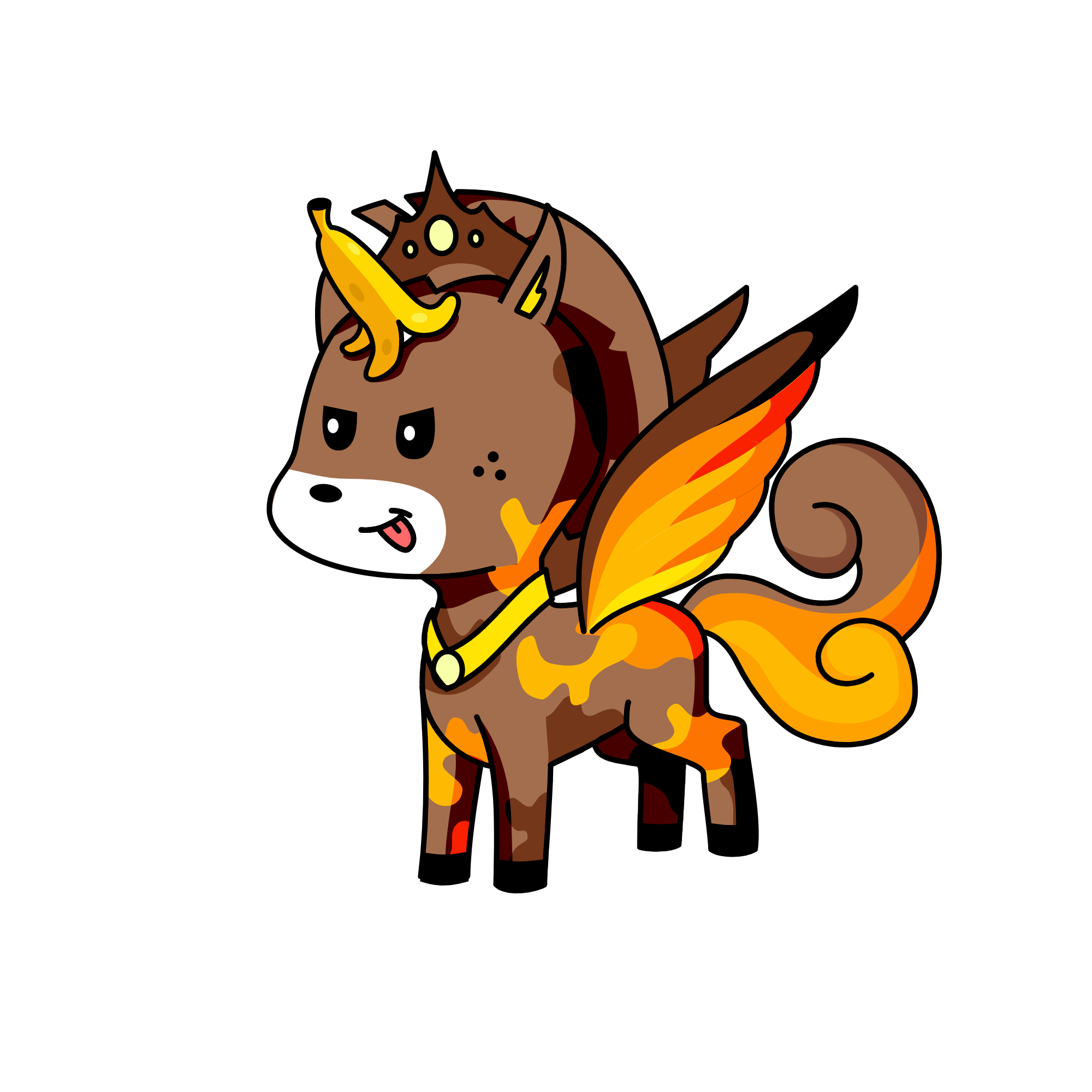 I AM A BANNANA TOO, the unicorn