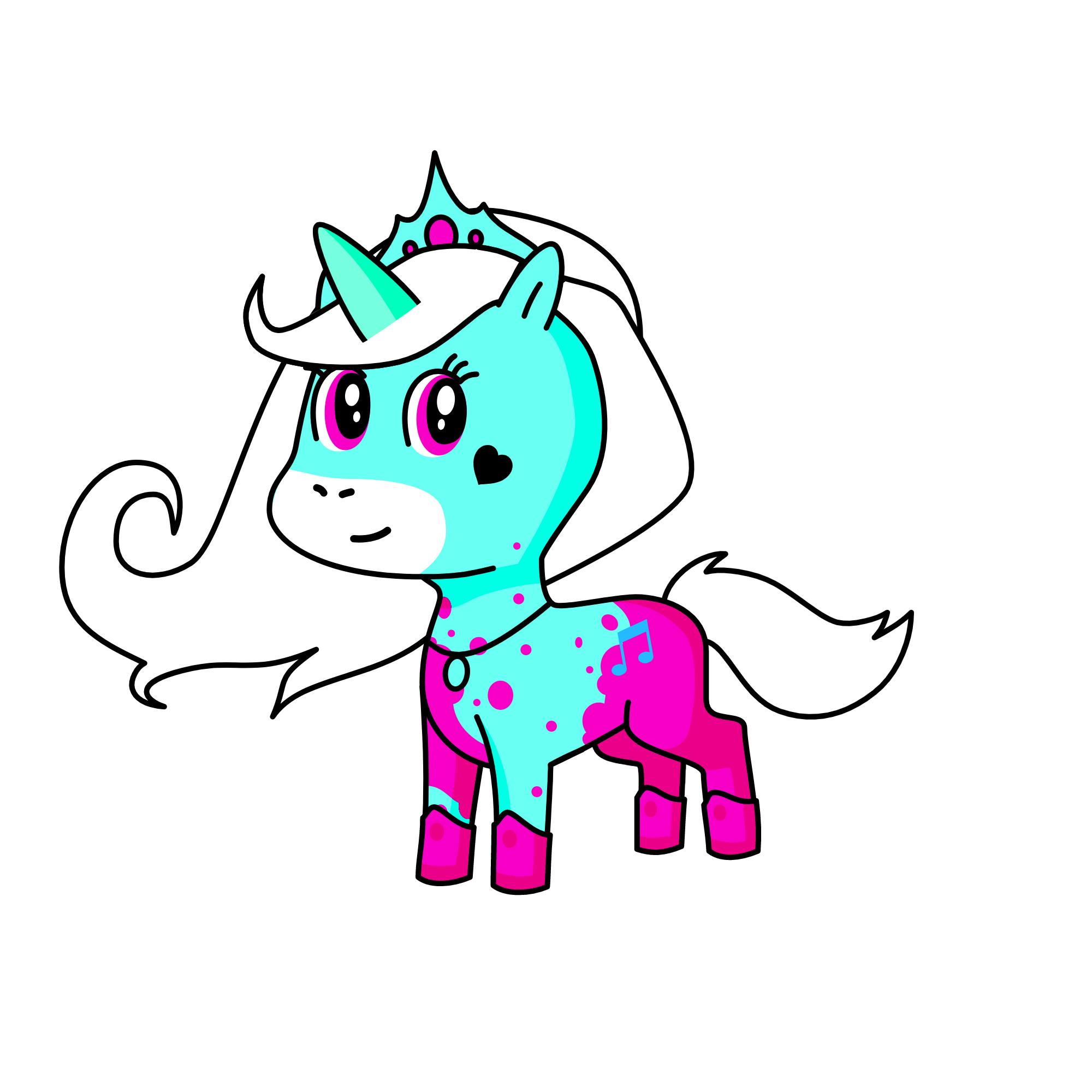 Turquois, the unicorn