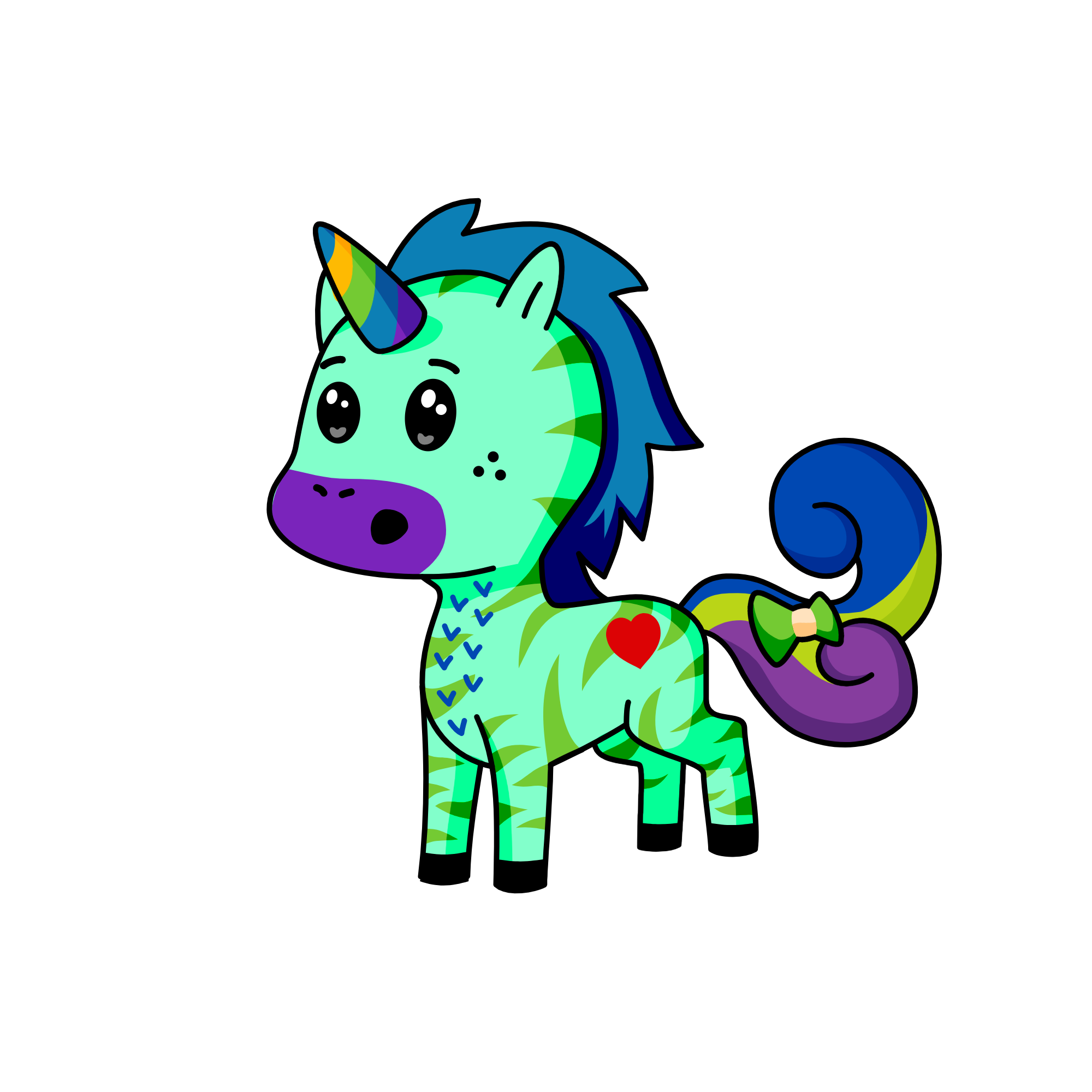 Cindarella, the unicorn