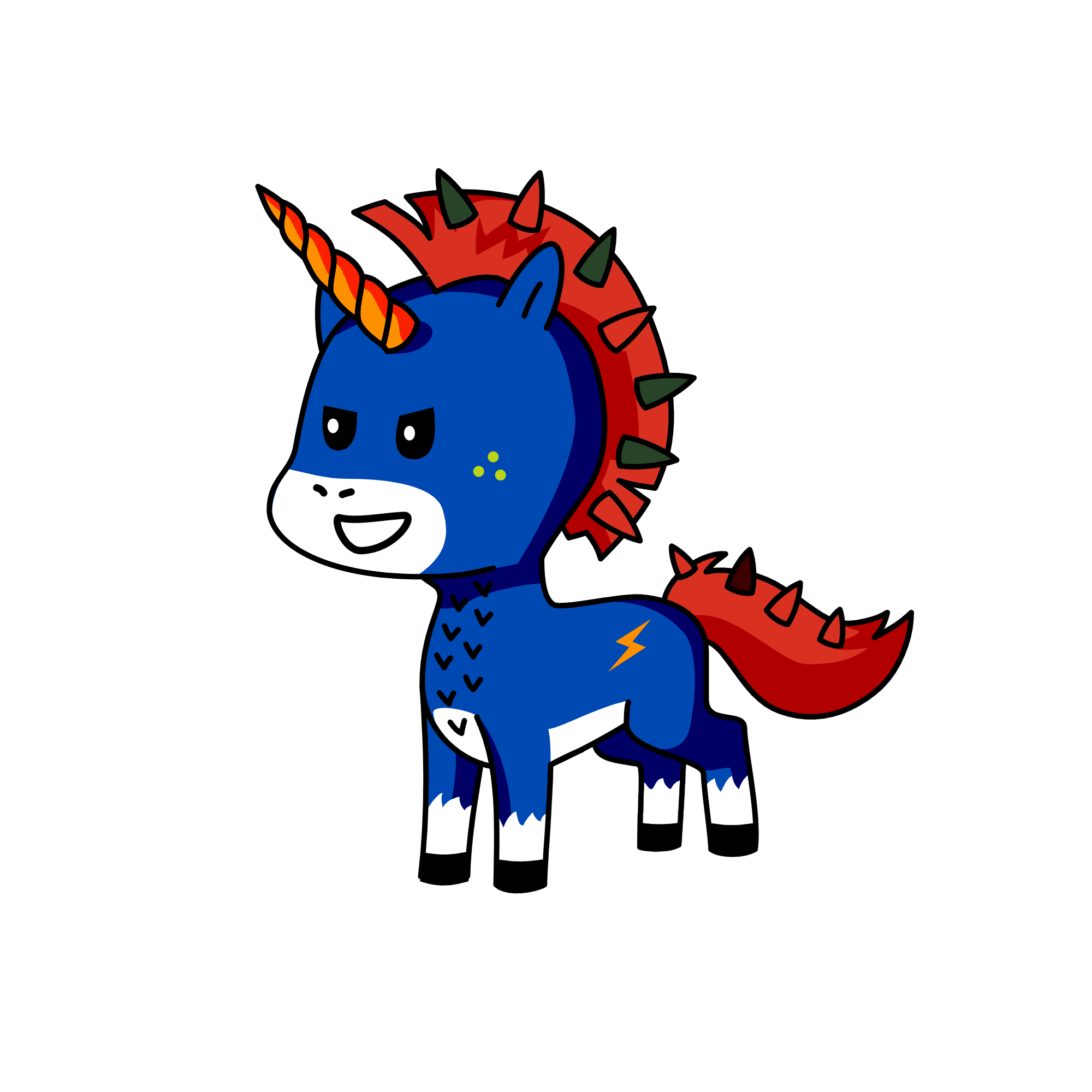 punk, the unicorn