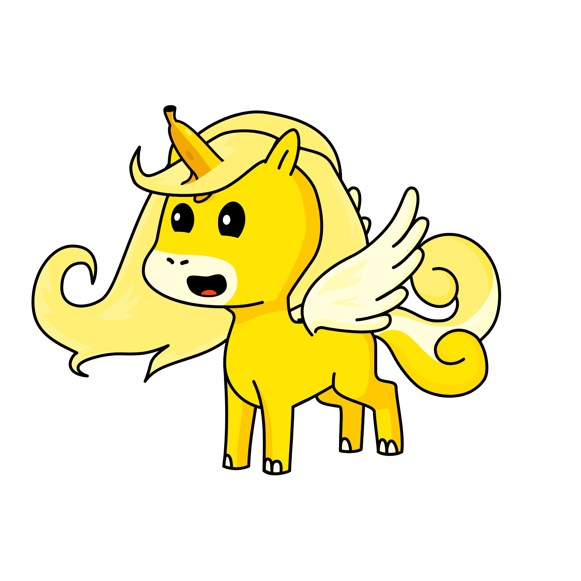 Banana Split, the unicorn