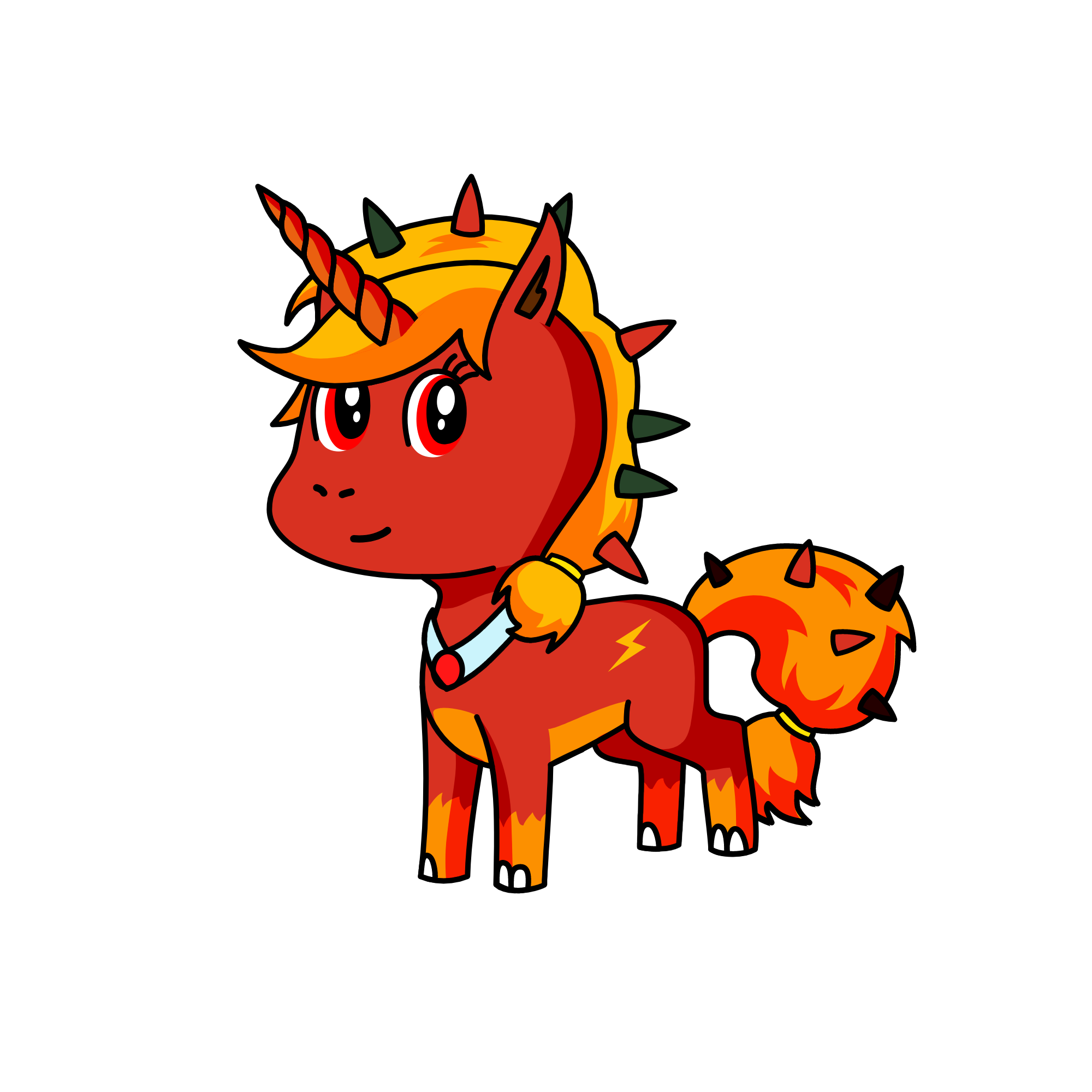 Flamestra, the unicorn