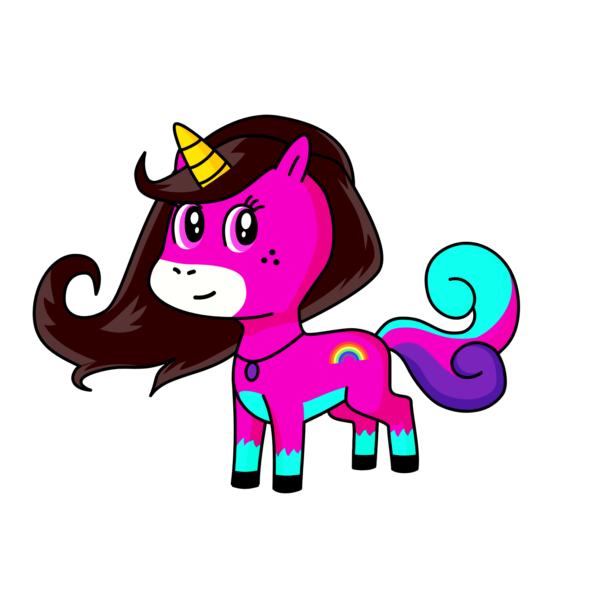 Emily II, the unicorn