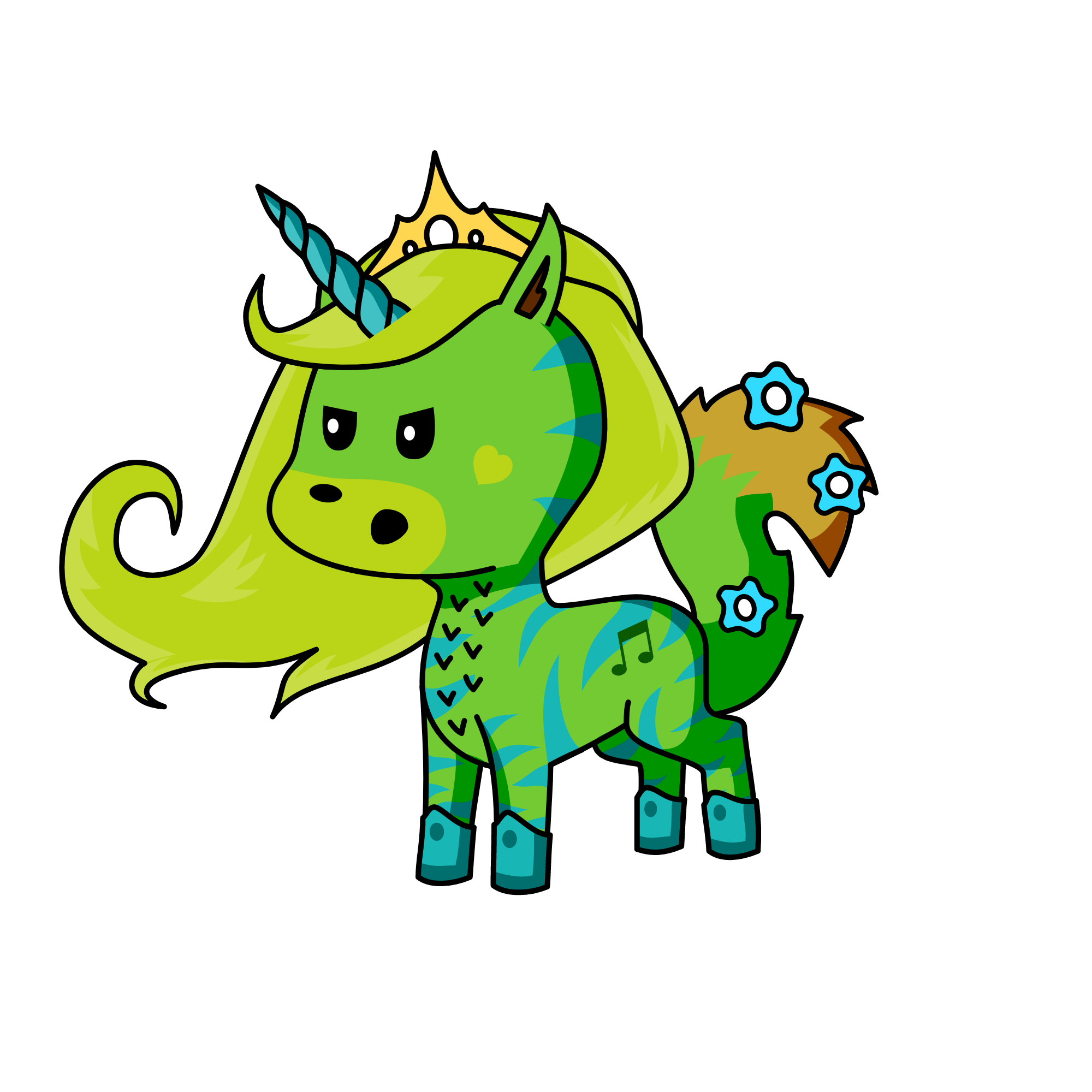J;T'KLR0RG6IE, the unicorn