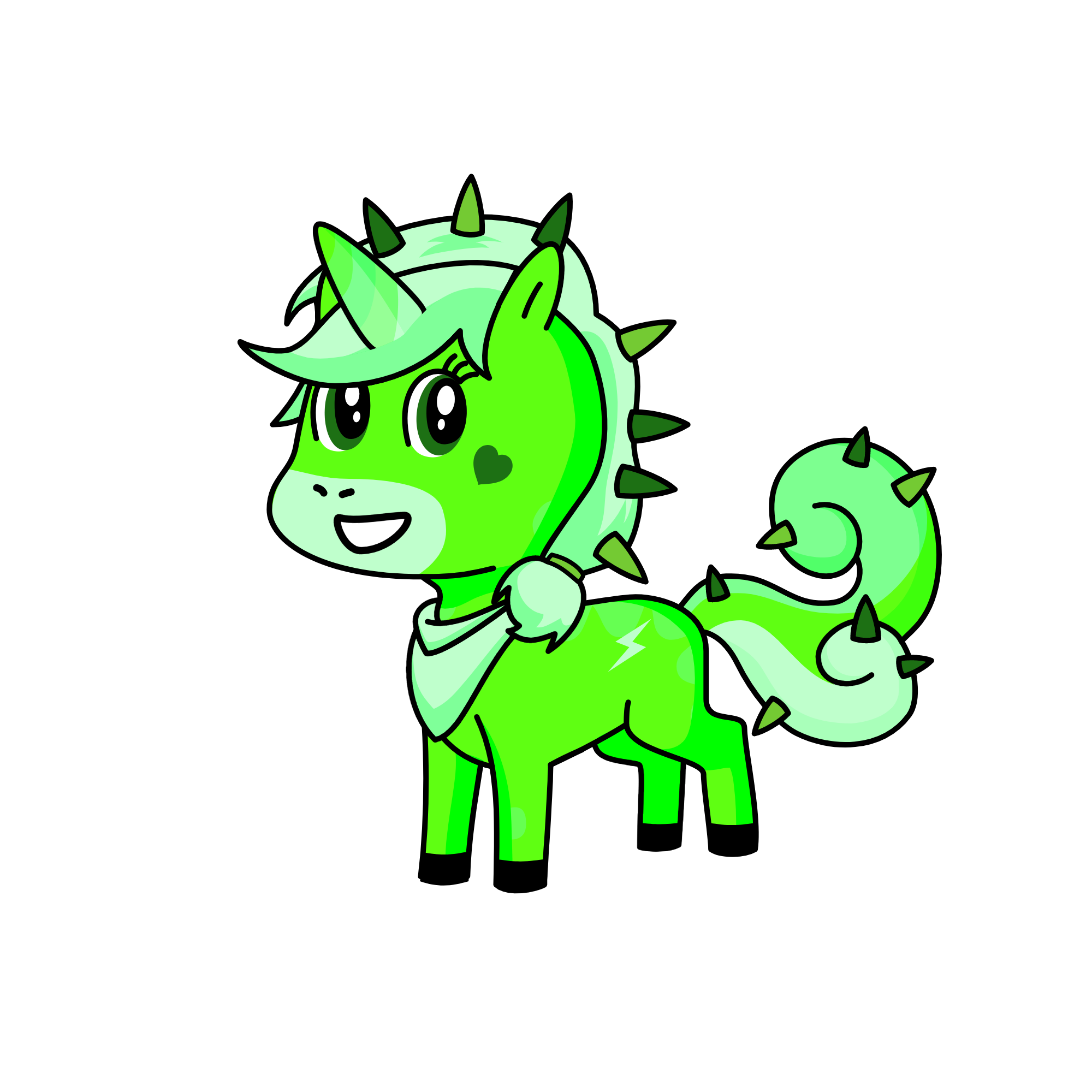 Minty Clover, the unicorn