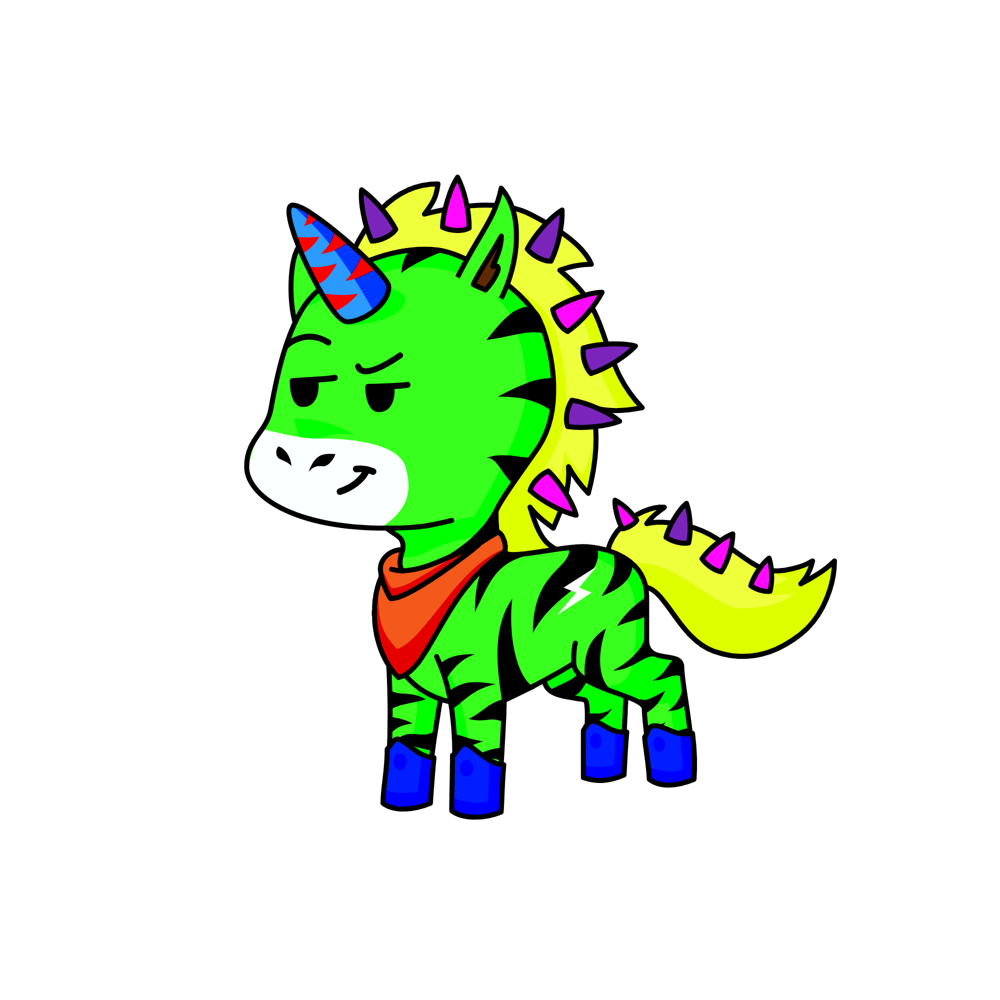 Erk, the unicorn