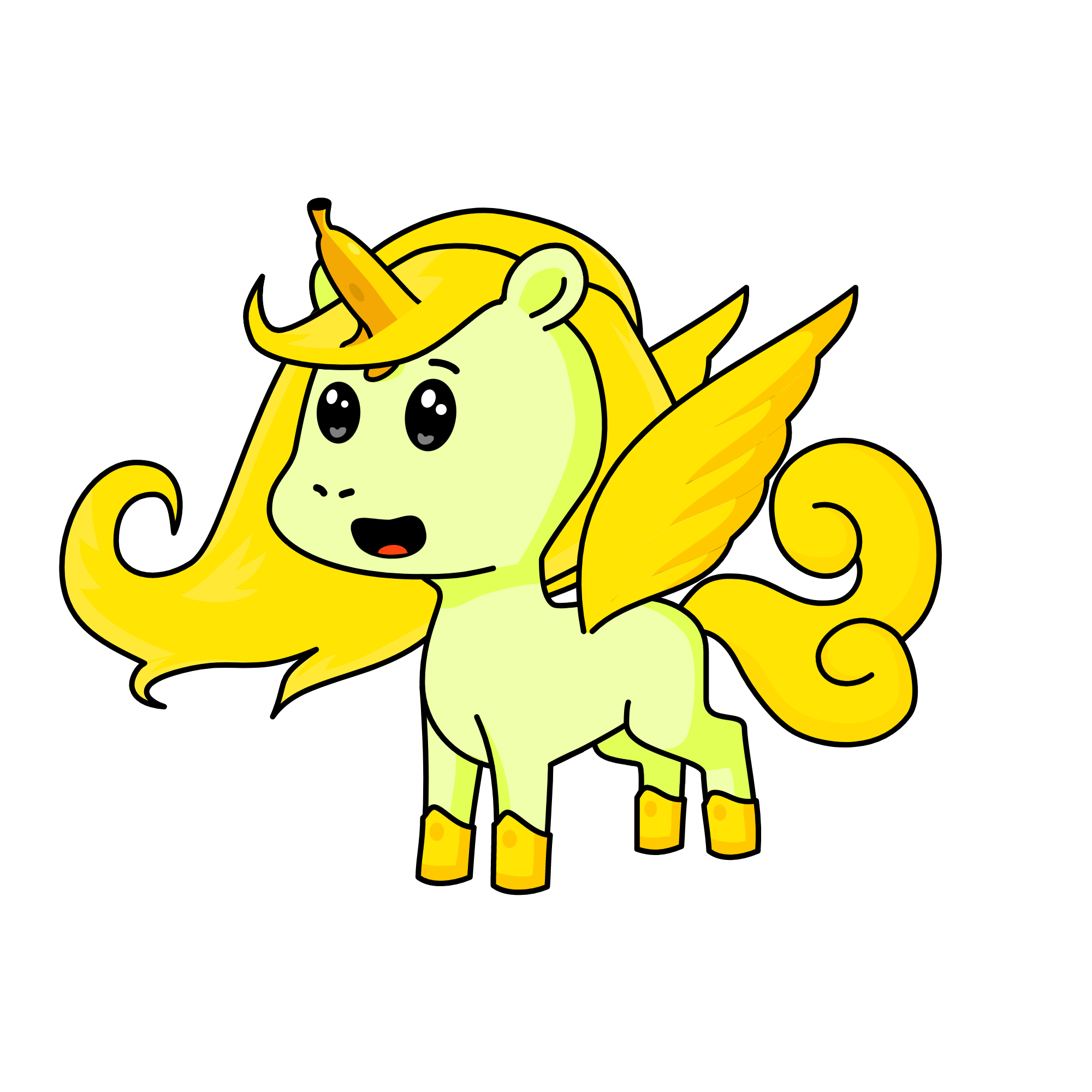 Banana Innard - I'm the inside of a Banana!!, the unicorn