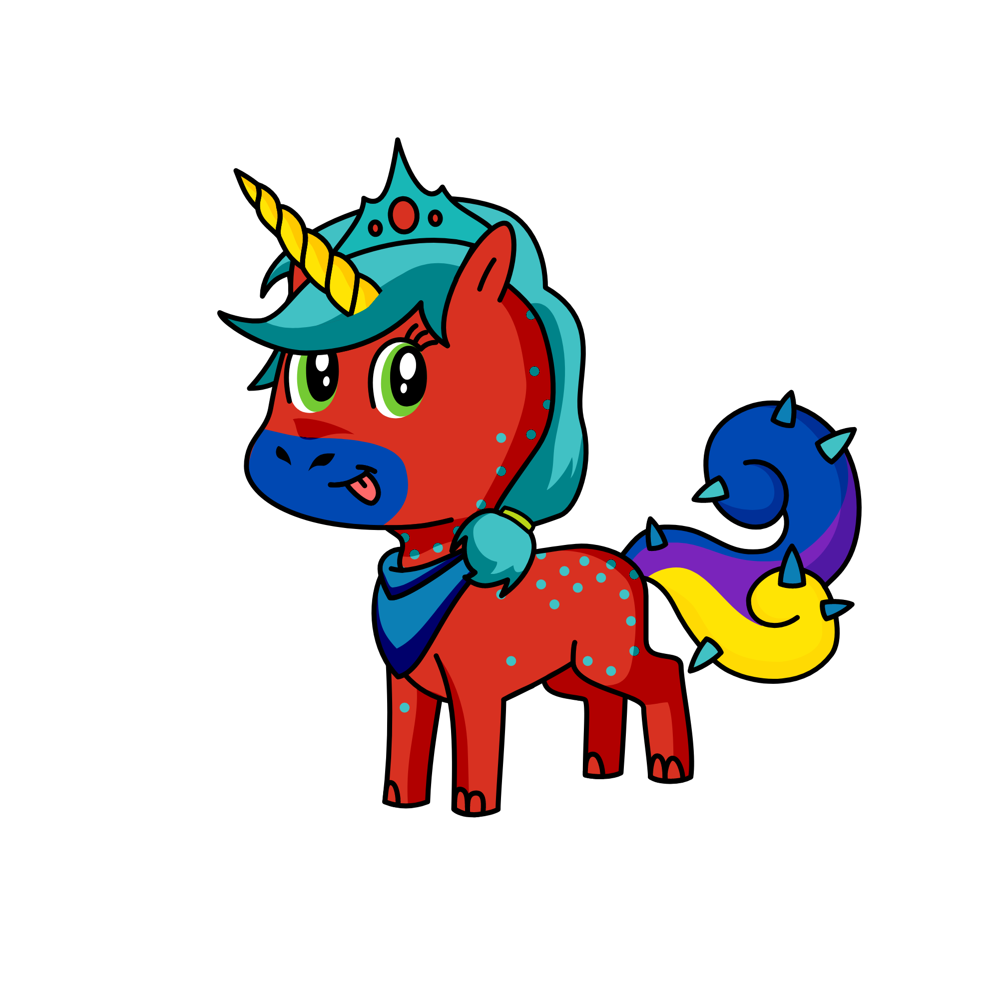 misalenious george pony, the unicorn