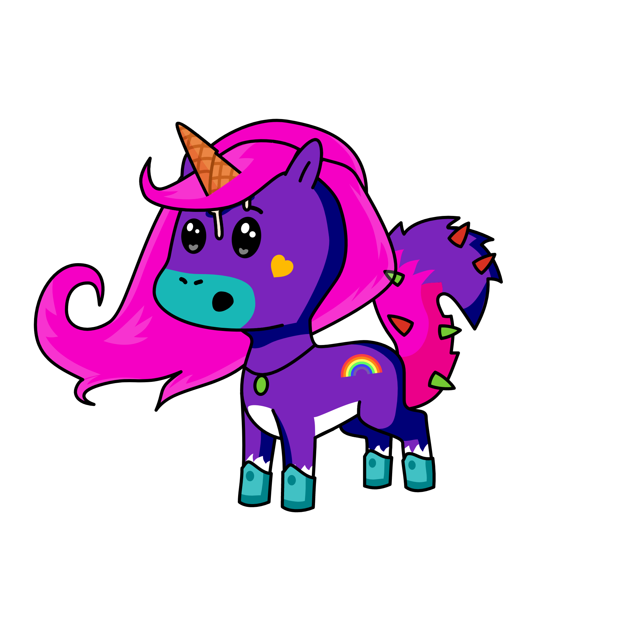 Ice cream 🍨, the unicorn