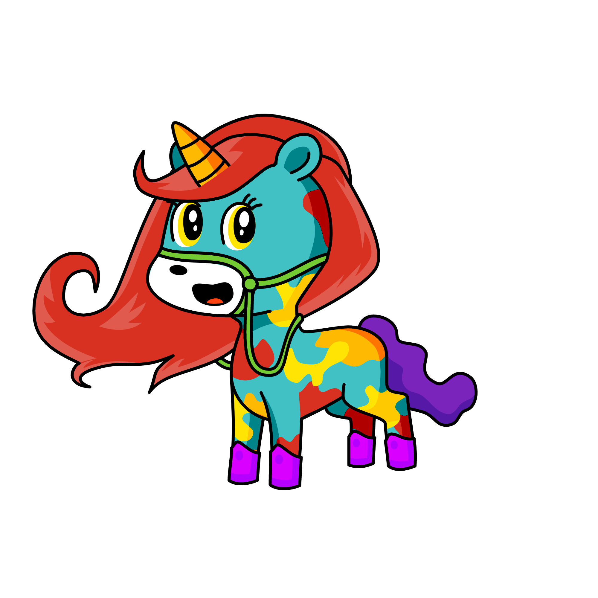 rainbow, the unicorn
