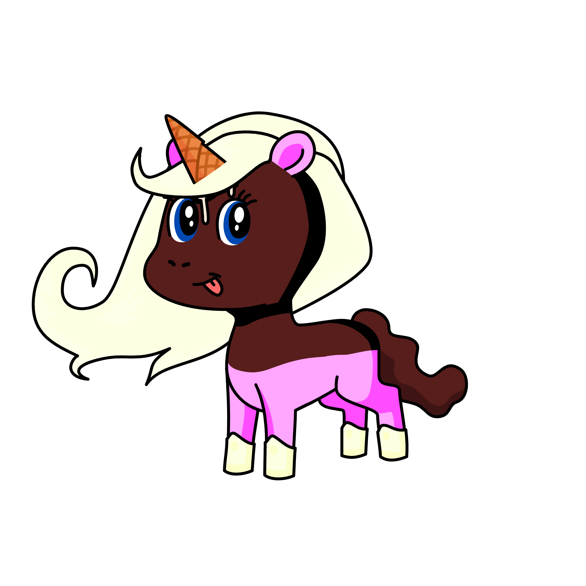 strawberry chocolate vanilla corn, the unicorn