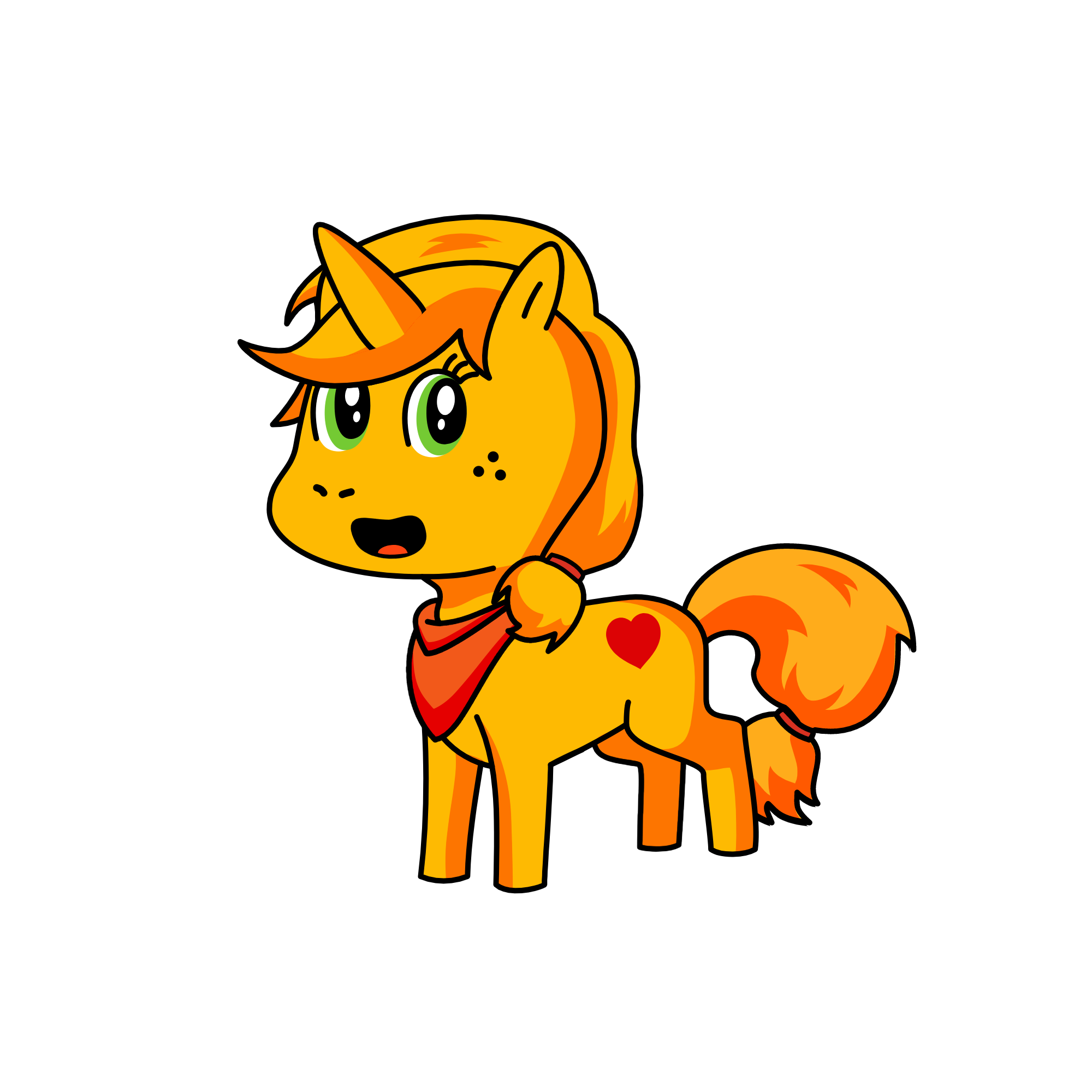 Applejack, the unicorn