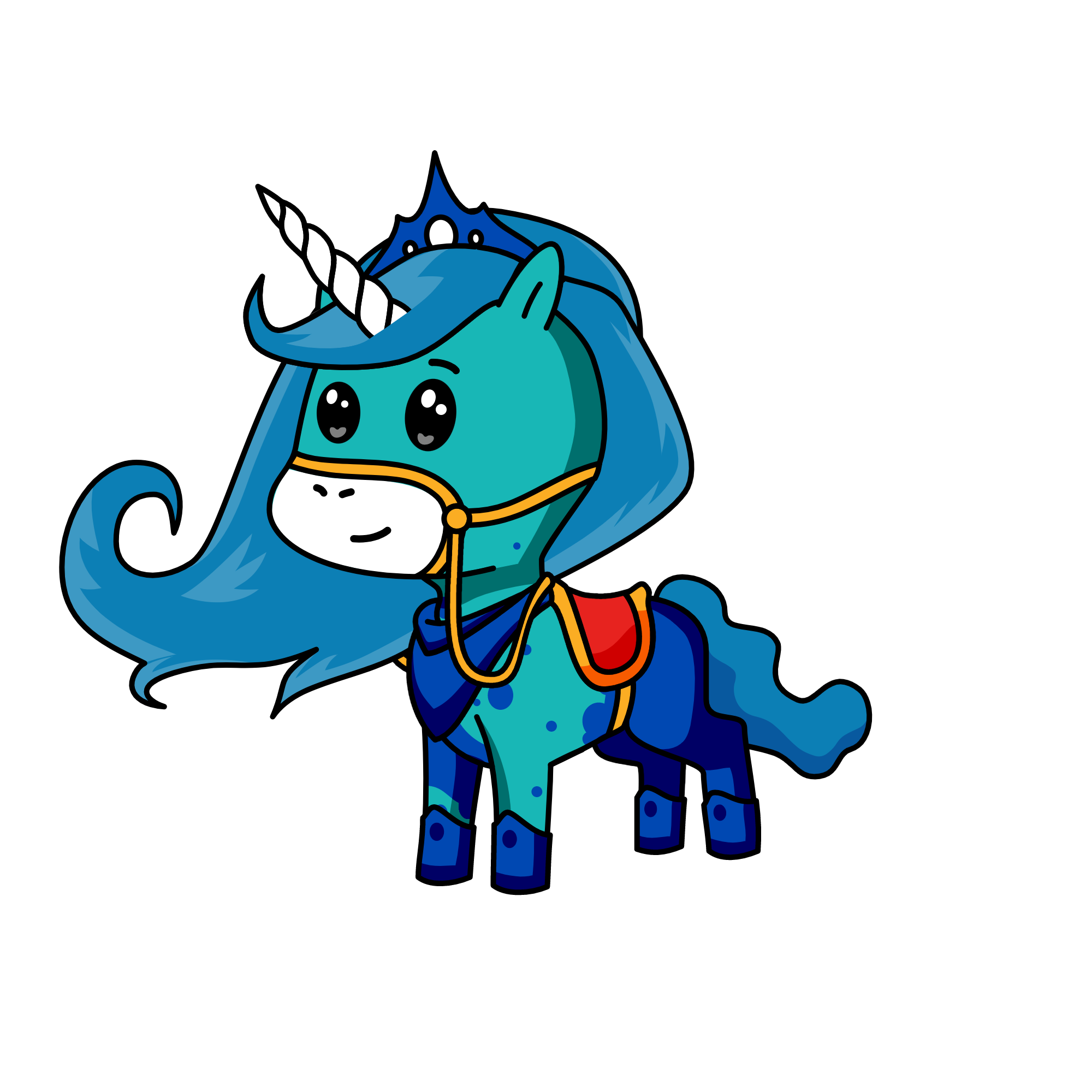 NIGHT QUEEN, the unicorn